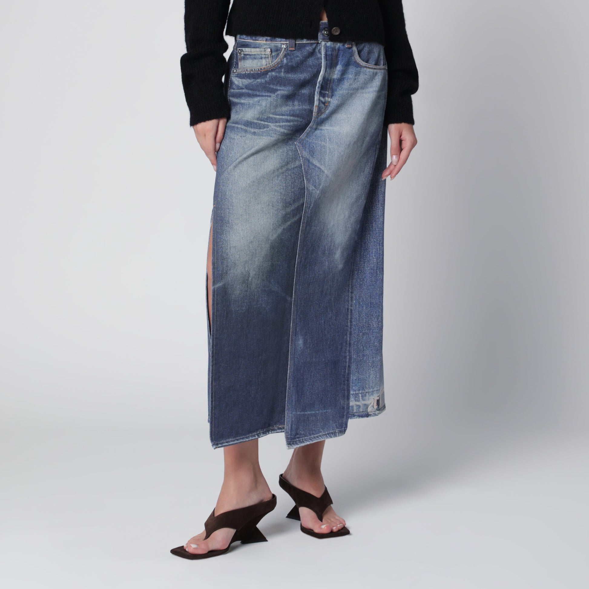 Our Legacy Craft Midi Denim Skirt Women OUR LEGACY