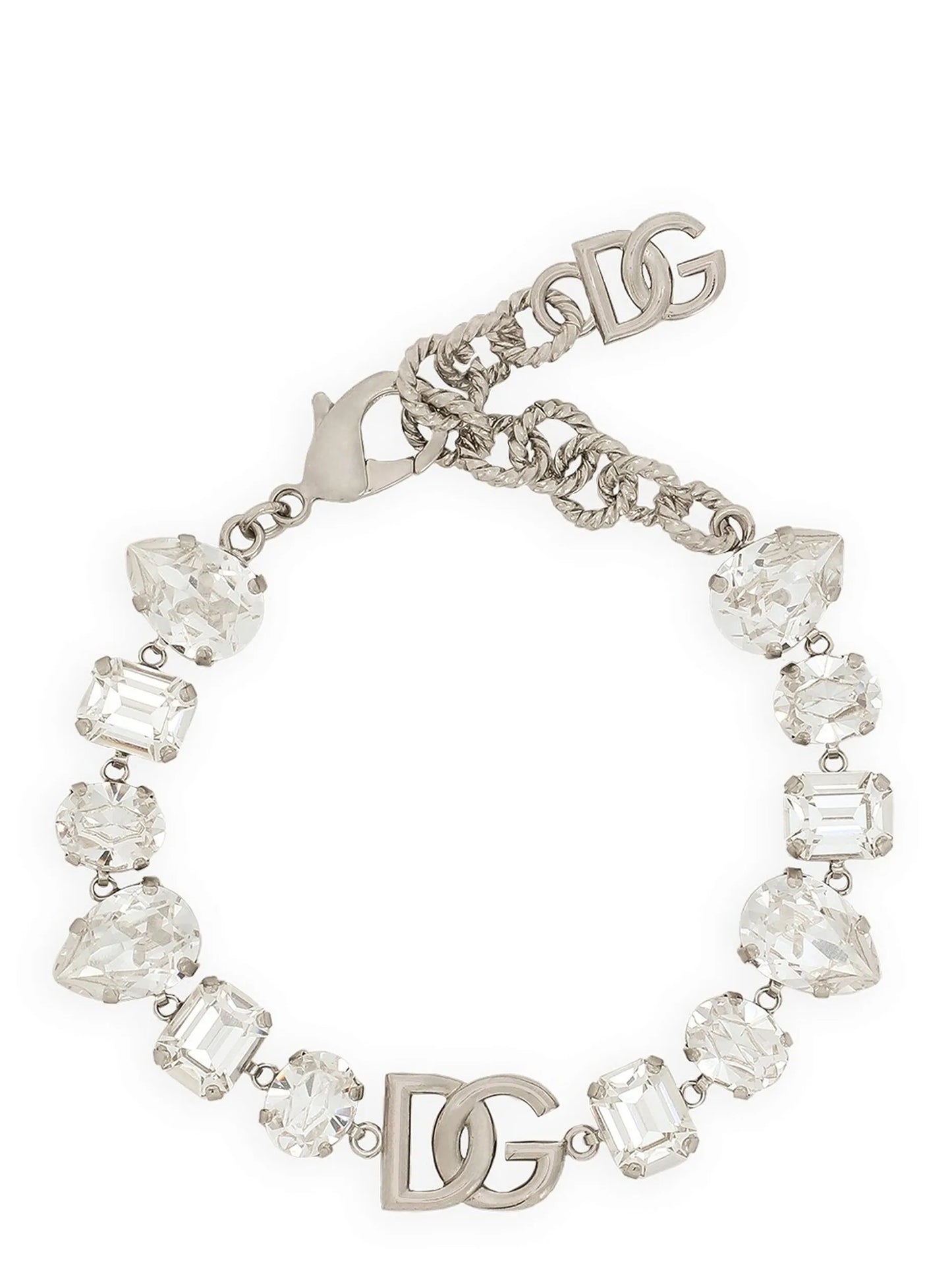 Dolce & Gabbana Women Bracelet With Rhinestones And Logo DOLCE & GABBANA