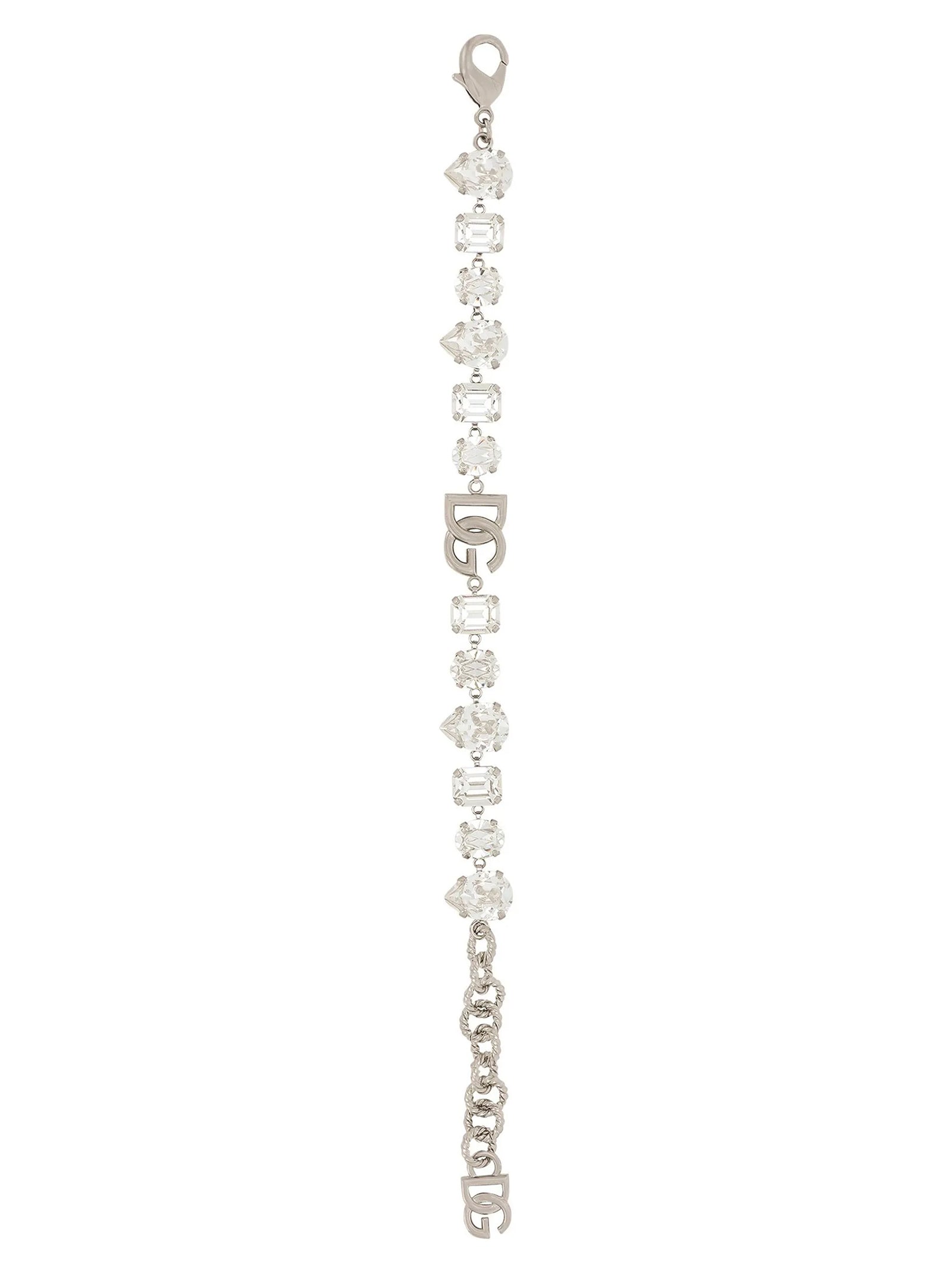 Dolce & Gabbana Women Bracelet With Rhinestones And Logo DOLCE & GABBANA