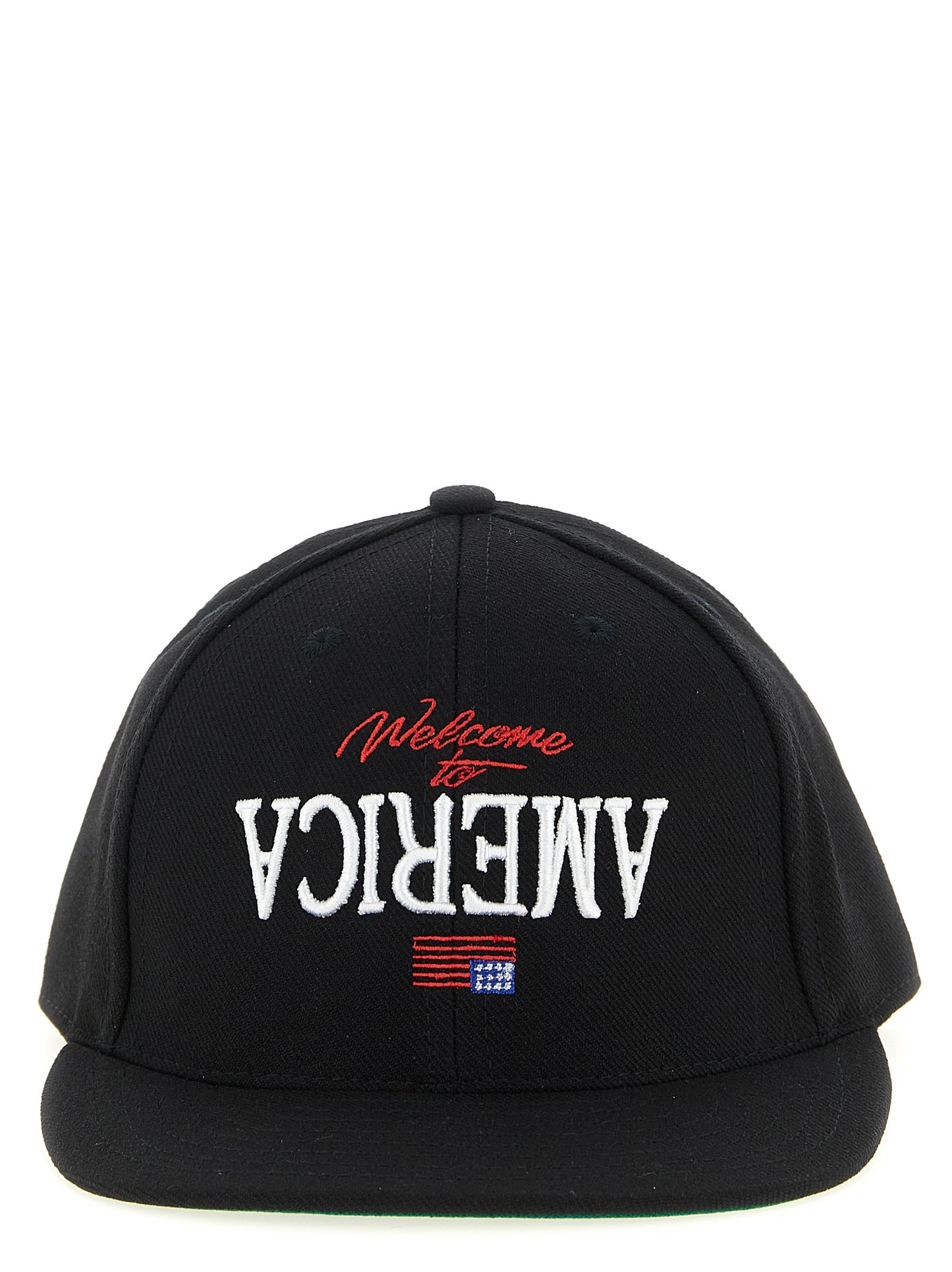 Willy Chavarria Men 'Welcome To America' Cap WILLY CHAVARRIA