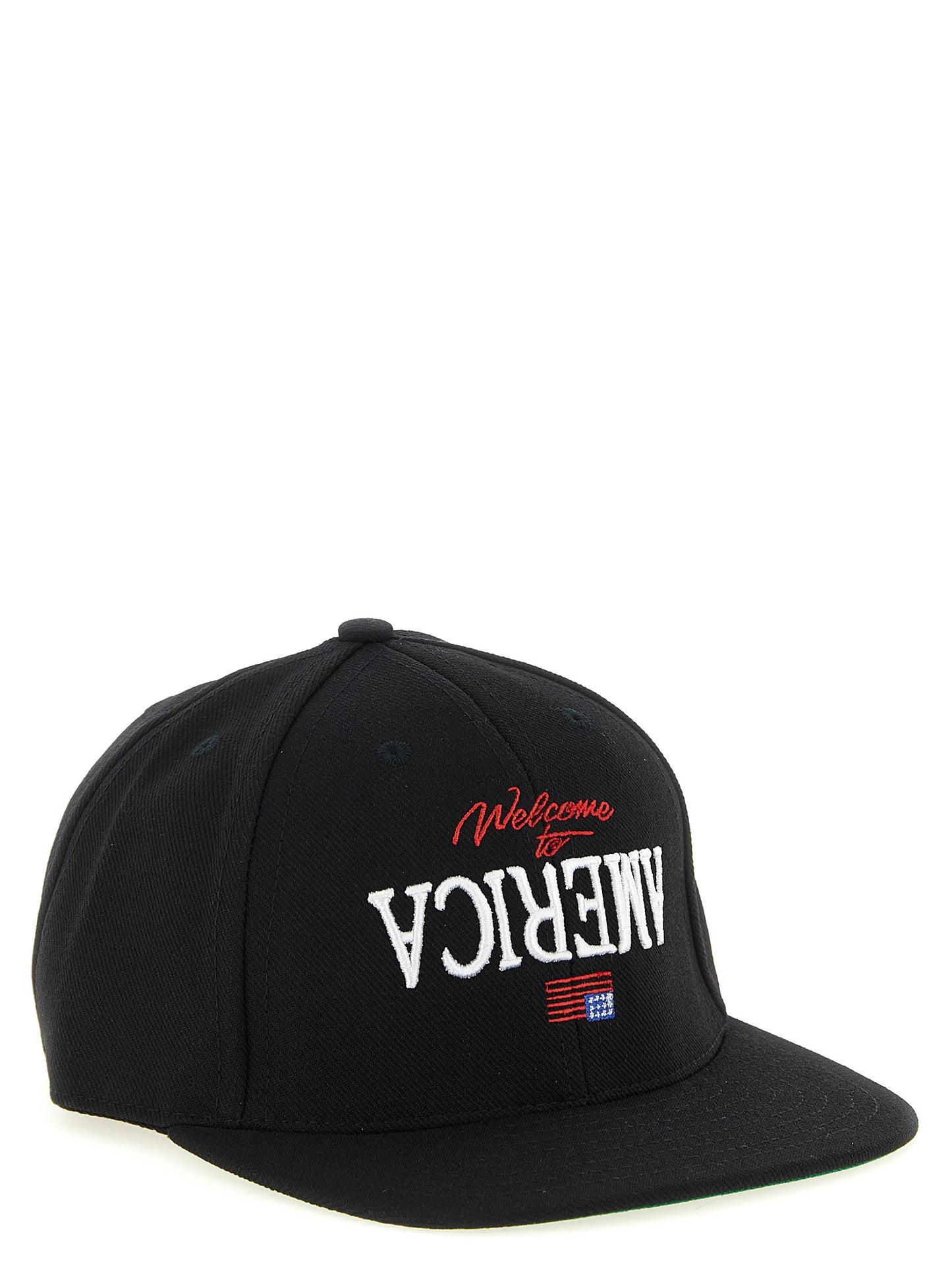 Willy Chavarria Men 'Welcome To America' Cap WILLY CHAVARRIA