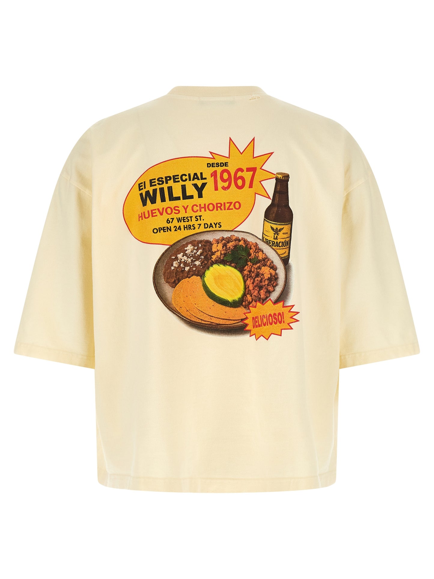 Willy Chavarria Men 'Willy's Taco Shop - Buffalo' T-Shirt WILLY CHAVARRIA