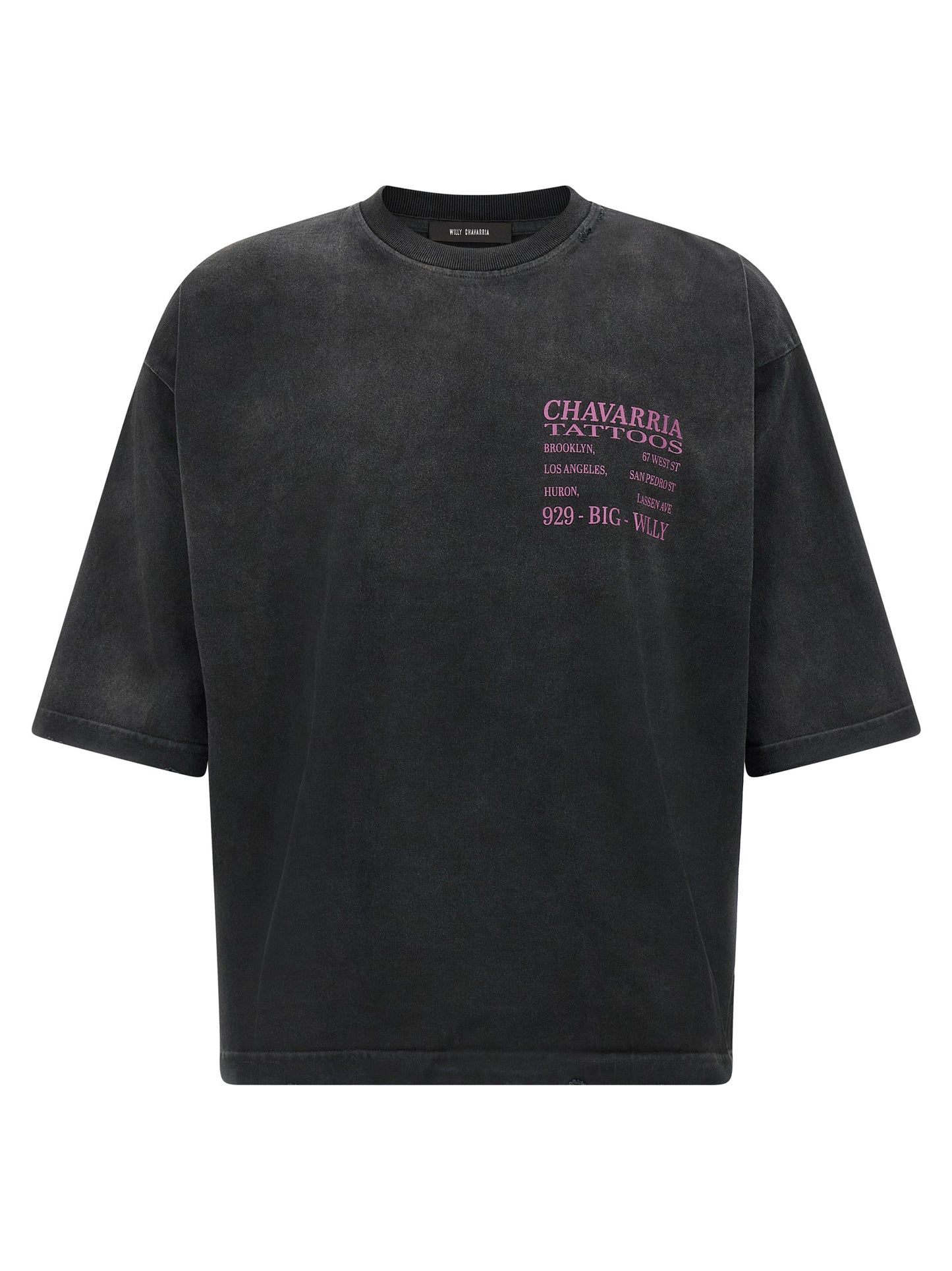 Willy Chavarria Men 'Willy Tattoo - Buffalo Tee' T-Shirt WILLY CHAVARRIA