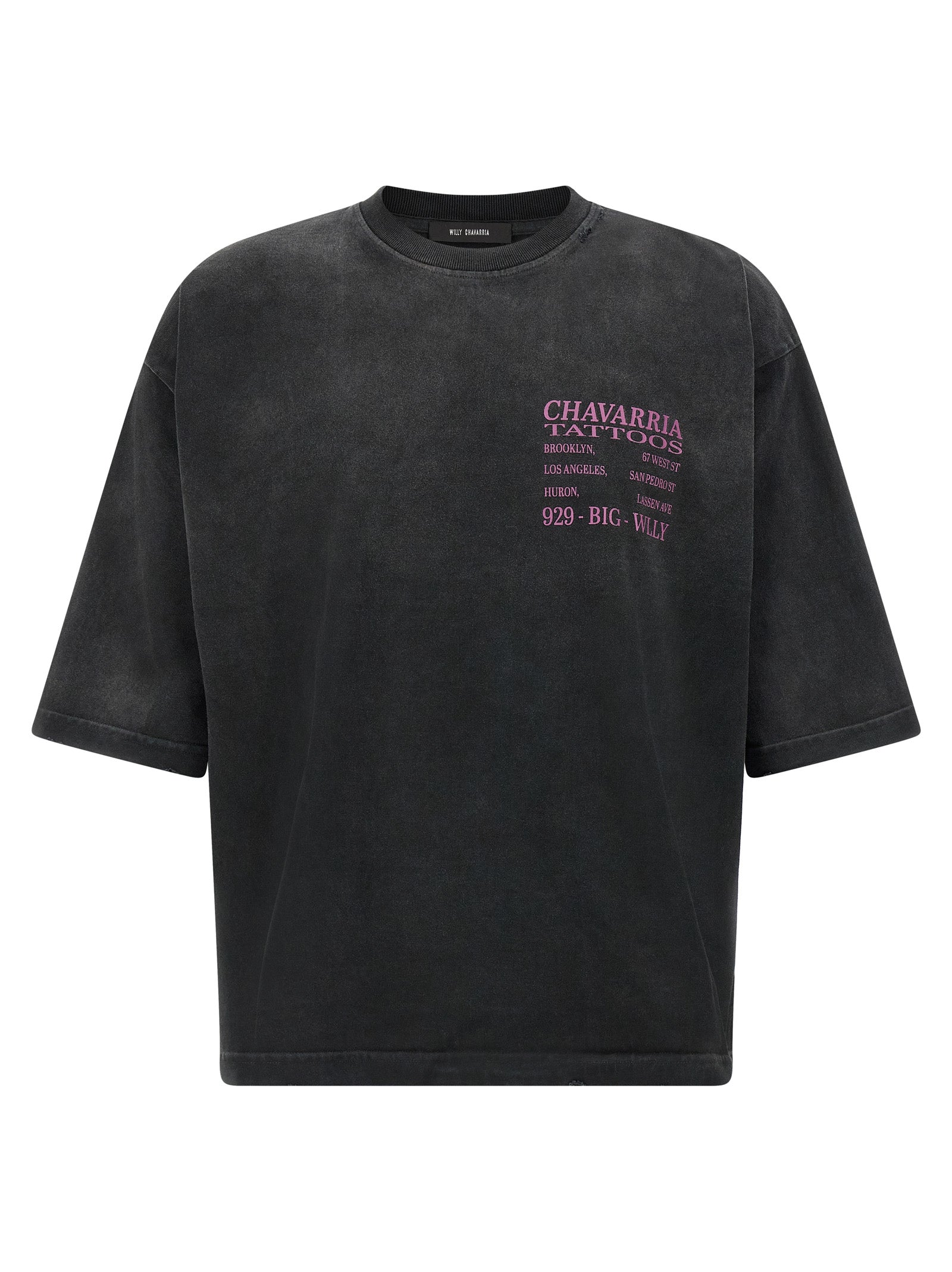 Willy Chavarria Men 'Willy Tattoo - Buffalo Tee' T-Shirt WILLY CHAVARRIA