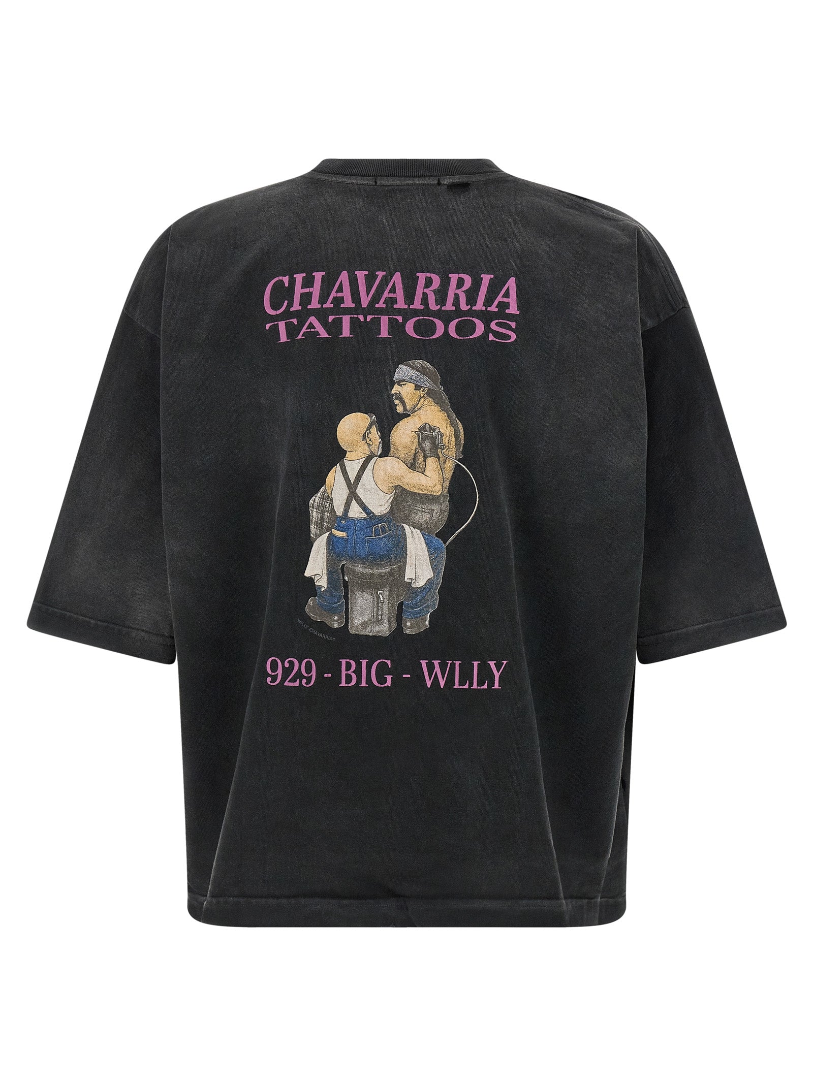 Willy Chavarria Men 'Willy Tattoo - Buffalo Tee' T-Shirt WILLY CHAVARRIA