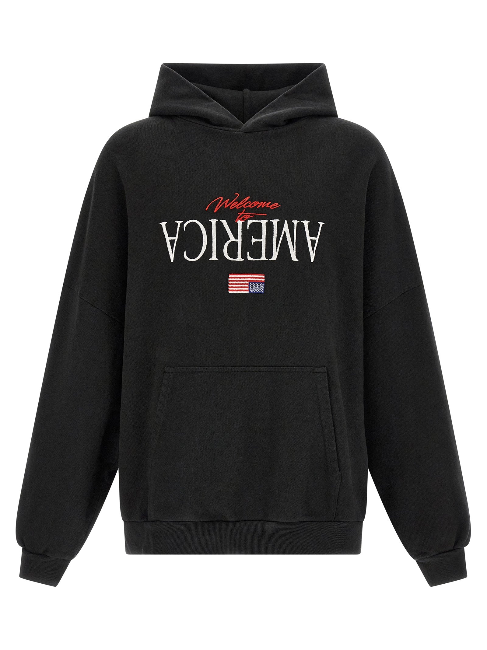 Willy Chavarria Men 'Welcome To America-Hooligan' Hoodie WILLY CHAVARRIA