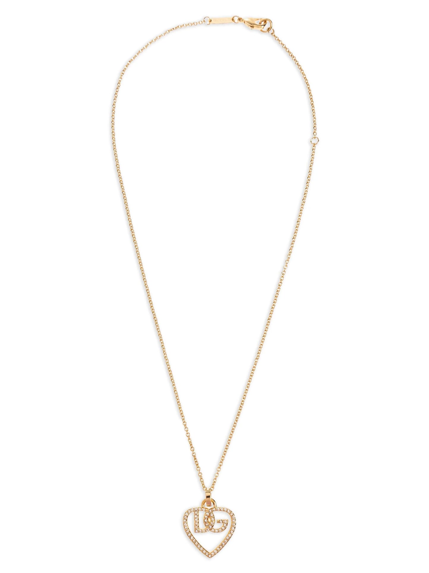 Dolce & Gabbana Women Strass Logo Necklace DOLCE & GABBANA