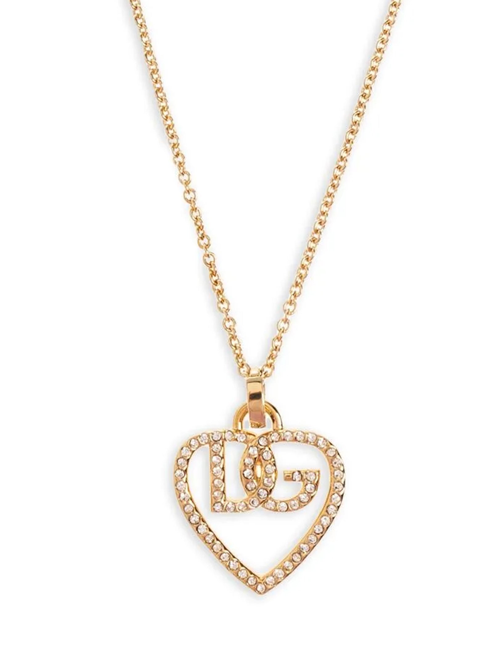 Dolce & Gabbana Women Strass Logo Necklace DOLCE & GABBANA