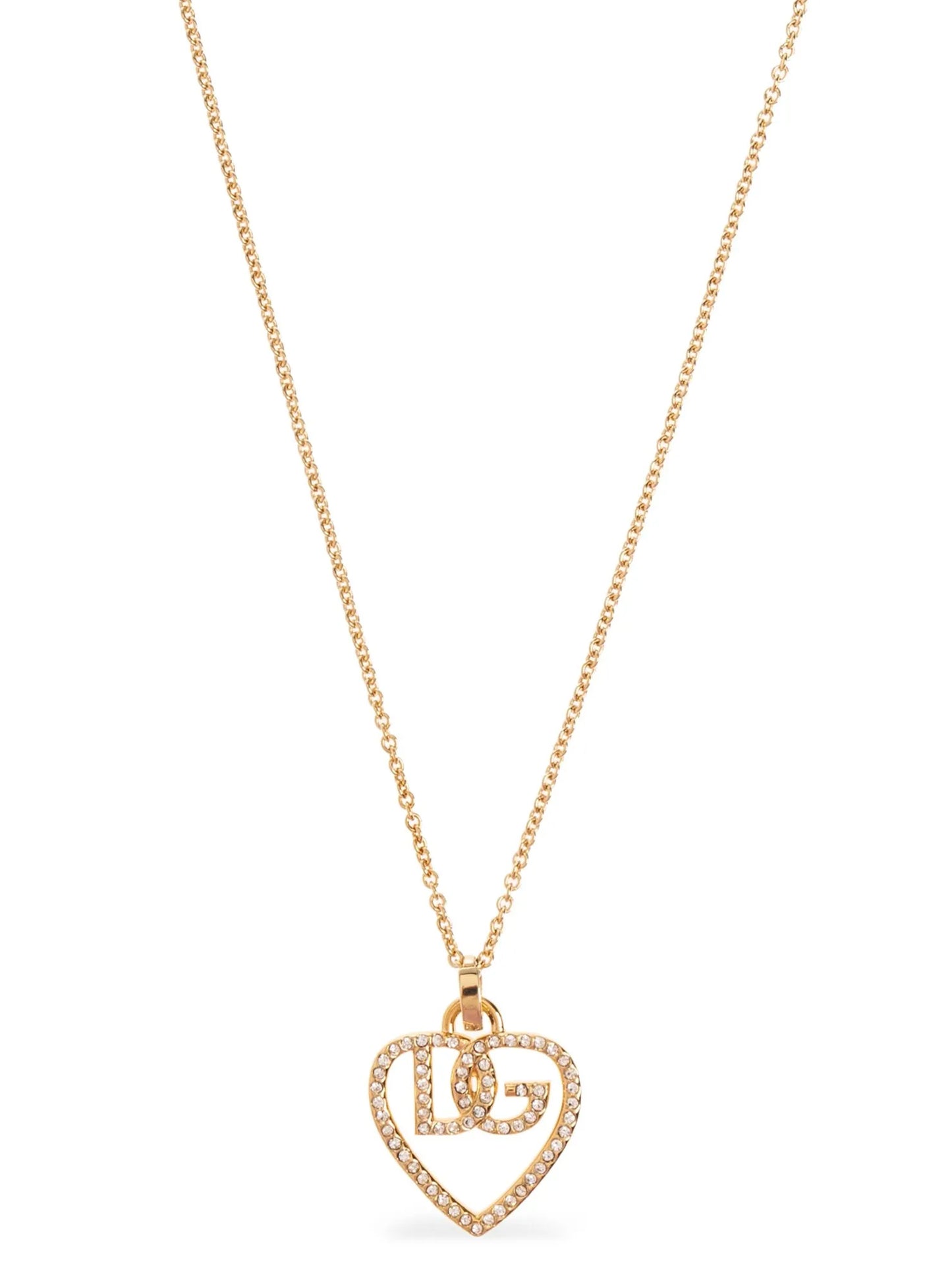 Dolce & Gabbana Women Strass Logo Necklace DOLCE & GABBANA