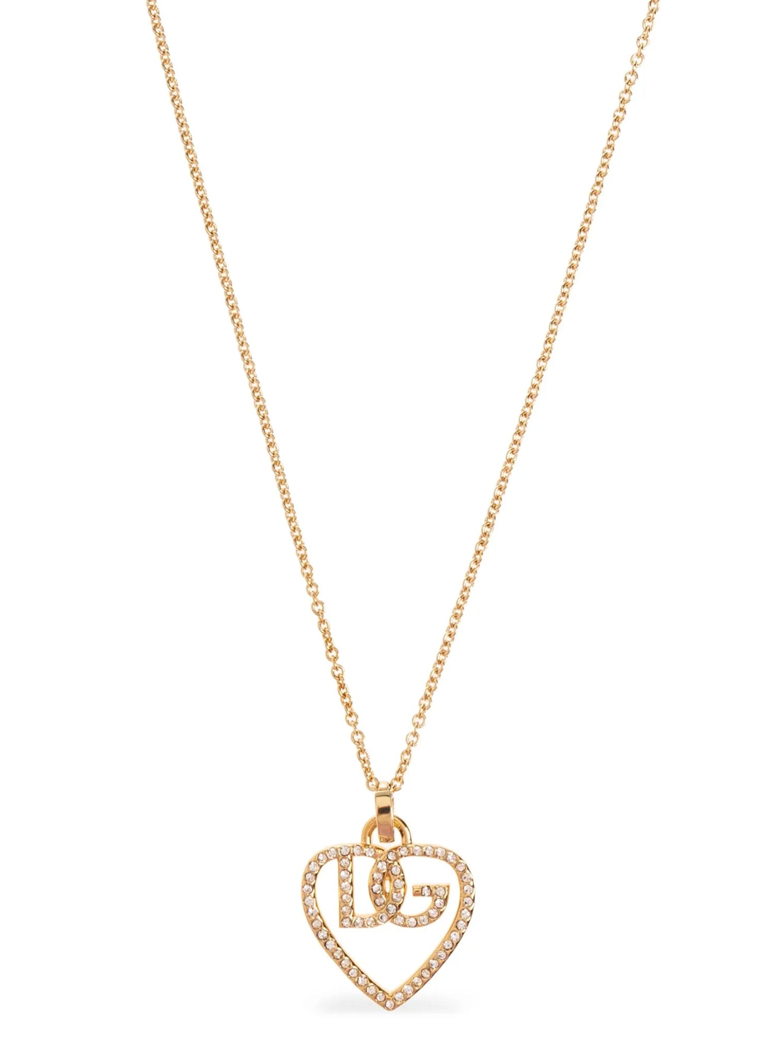Dolce & Gabbana Women Strass Logo Necklace DOLCE & GABBANA
