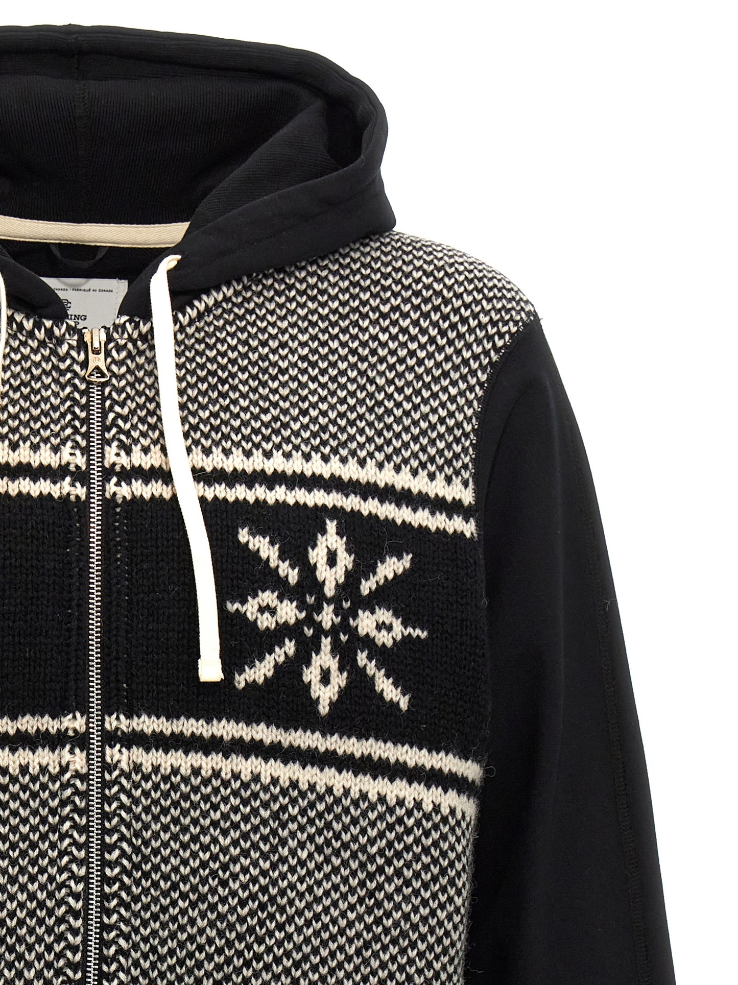 Junya Watanabe Men Jacquard Insert Hoodie JUNYA WATANABE