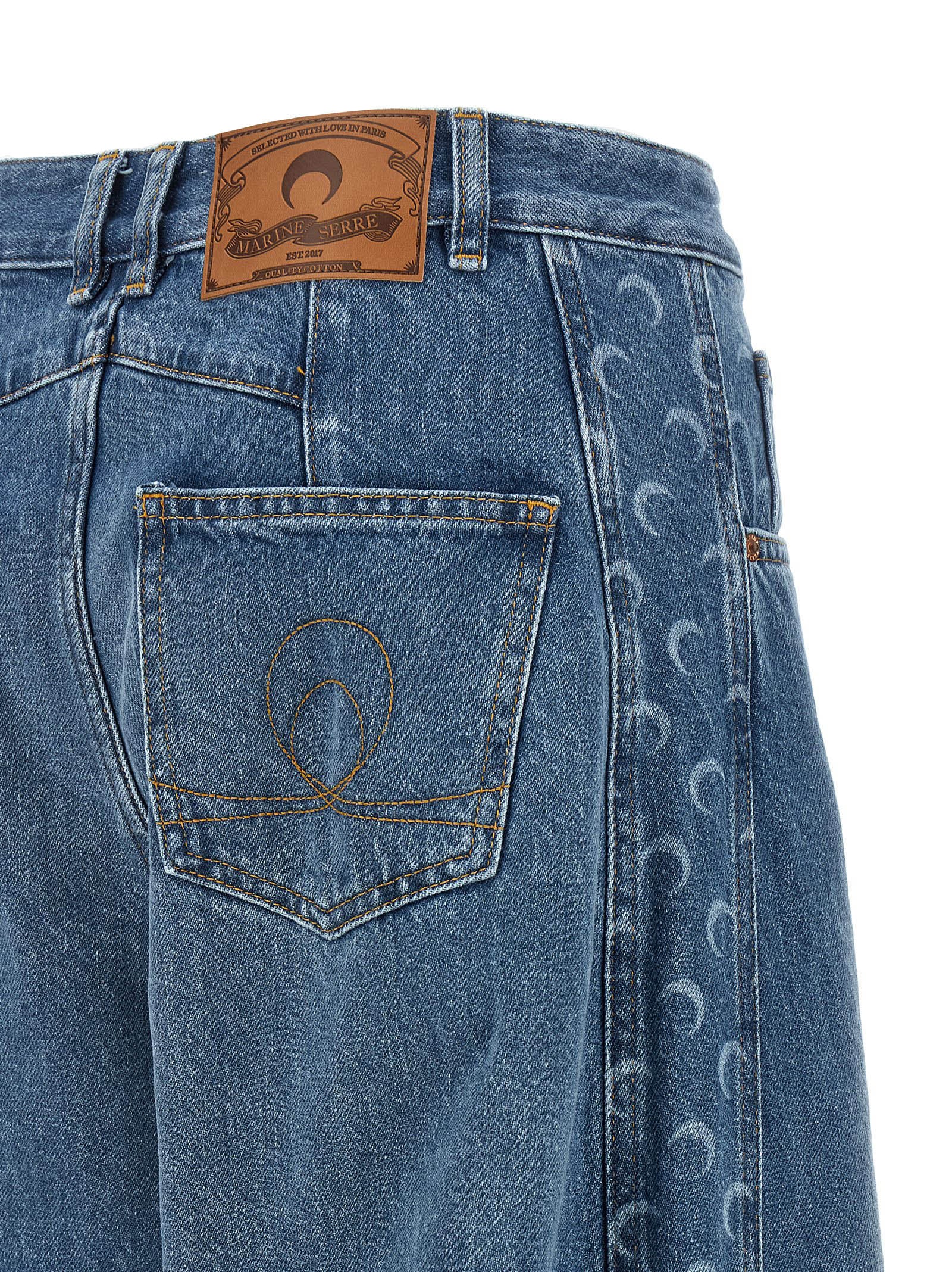 Marine Serre Women 'Moon' Jeans MARINE SERRE