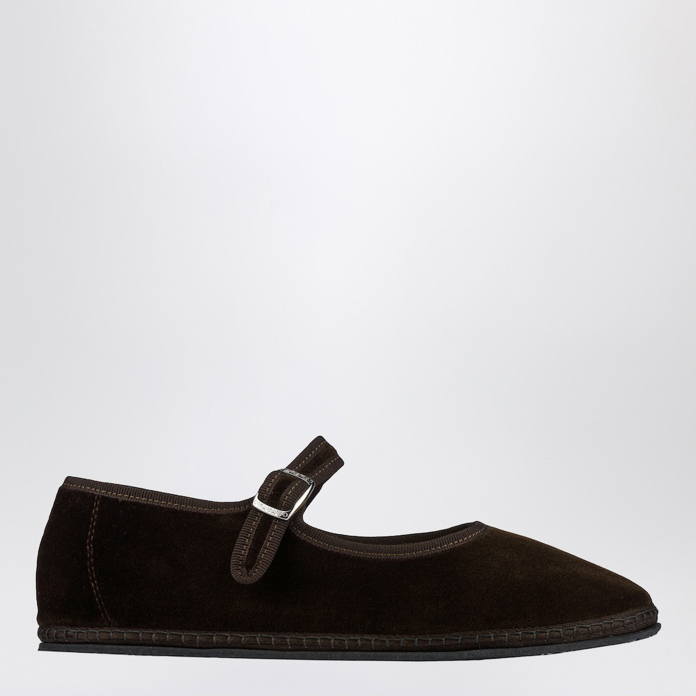 Vibi Venezia Friulane In Brown Velvet Women ViBi VENEZiA