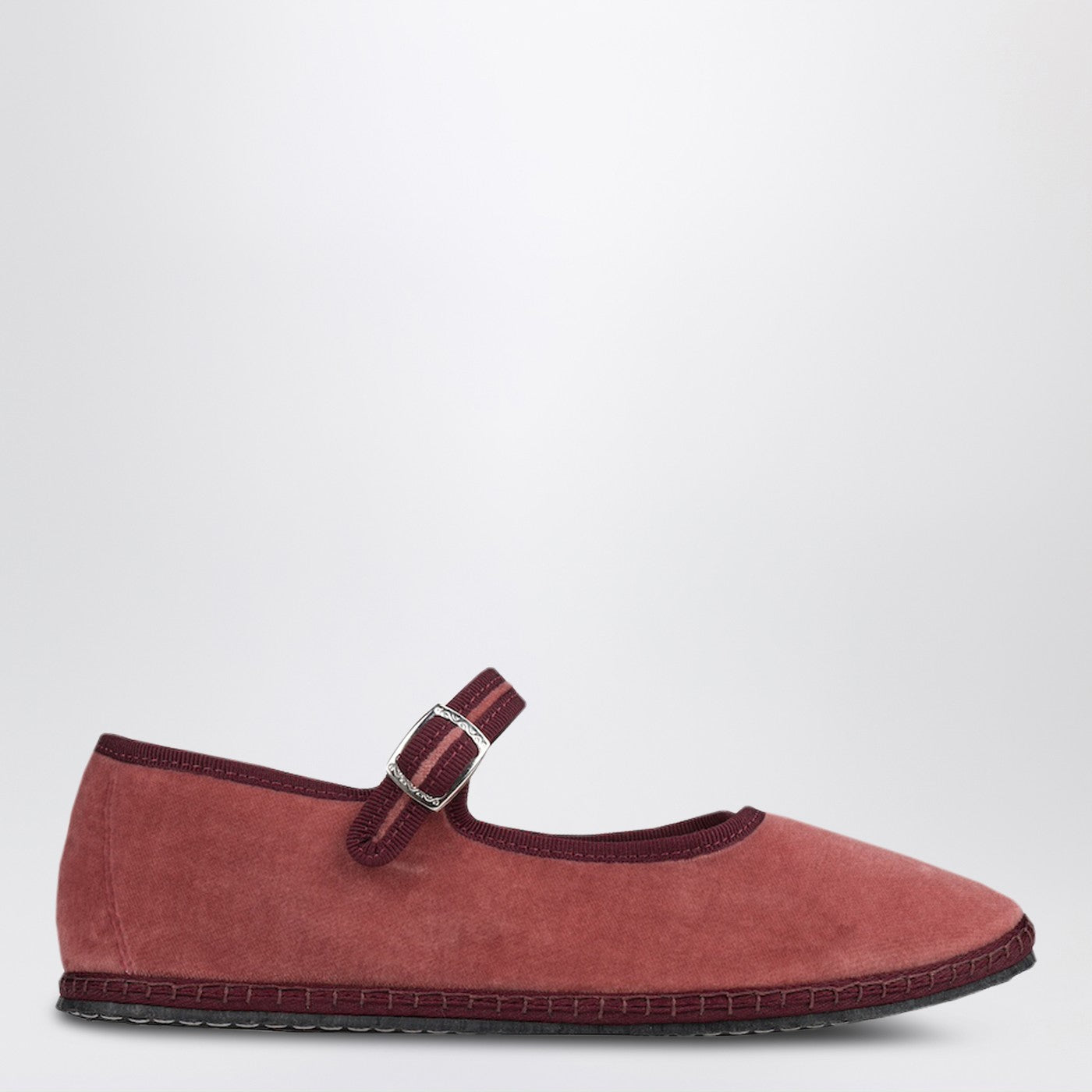 Vibi Venezia Mary Jane In Marie Antoinette Pink Velvet Women ViBi VENEZiA