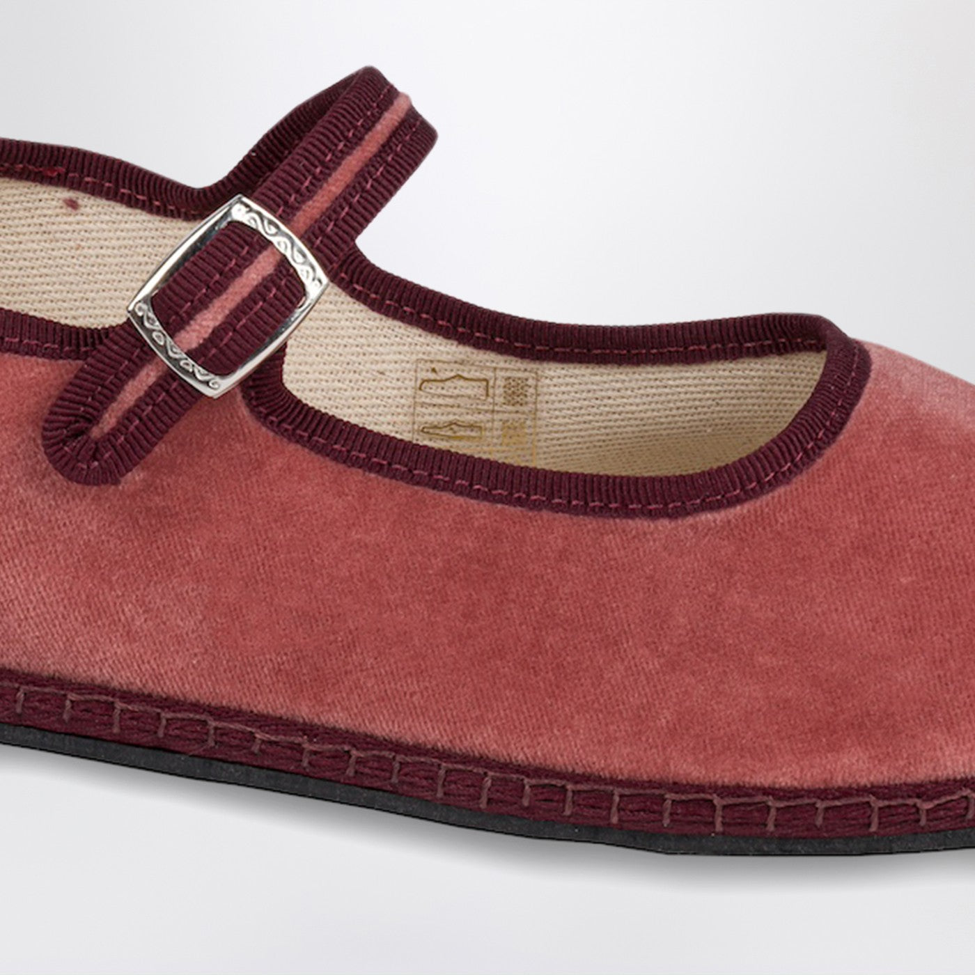 Vibi Venezia Mary Jane In Marie Antoinette Pink Velvet Women ViBi VENEZiA
