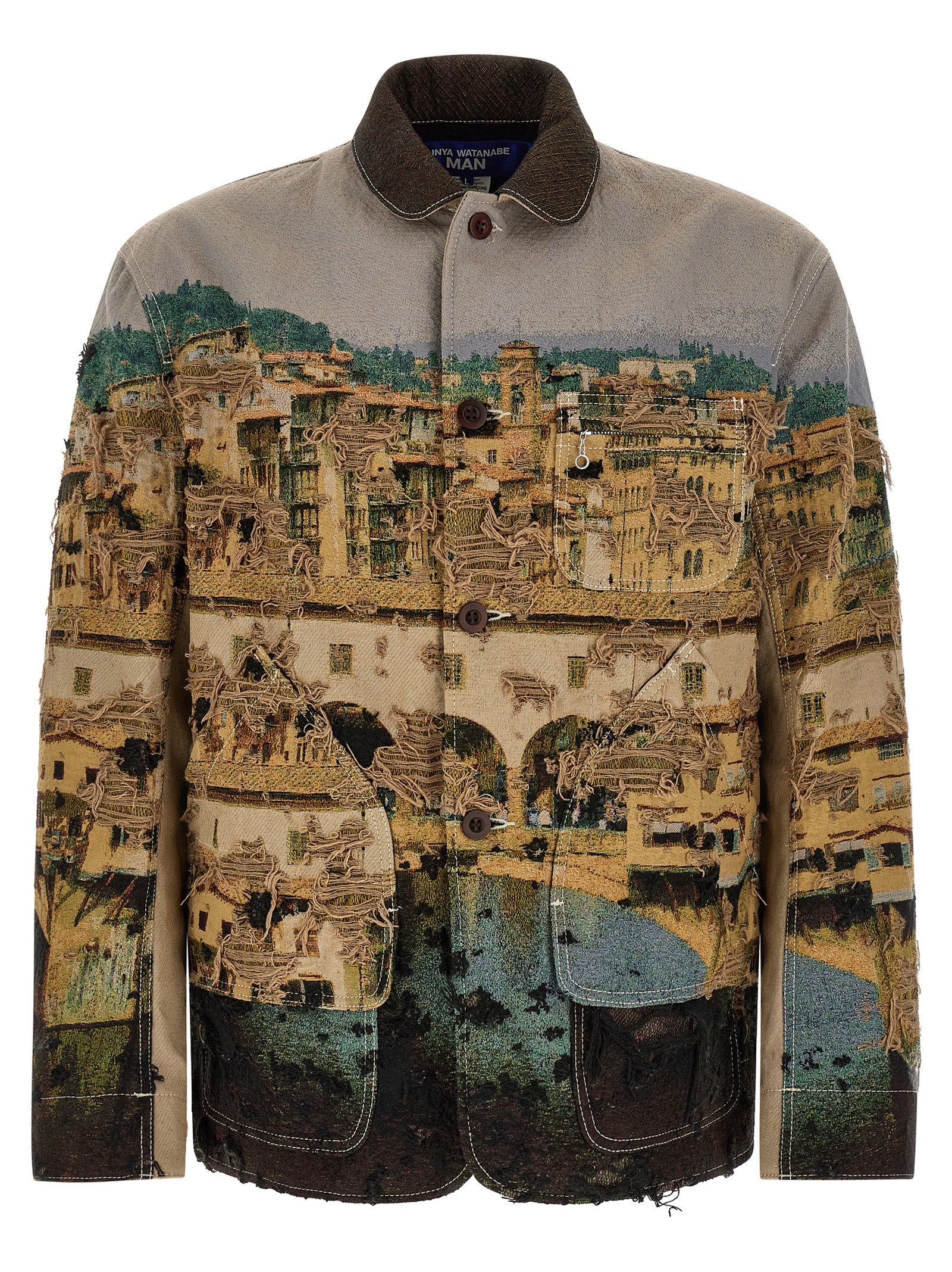 Junya Watanabe Men Jacquard Square Jacket JUNYA WATANABE