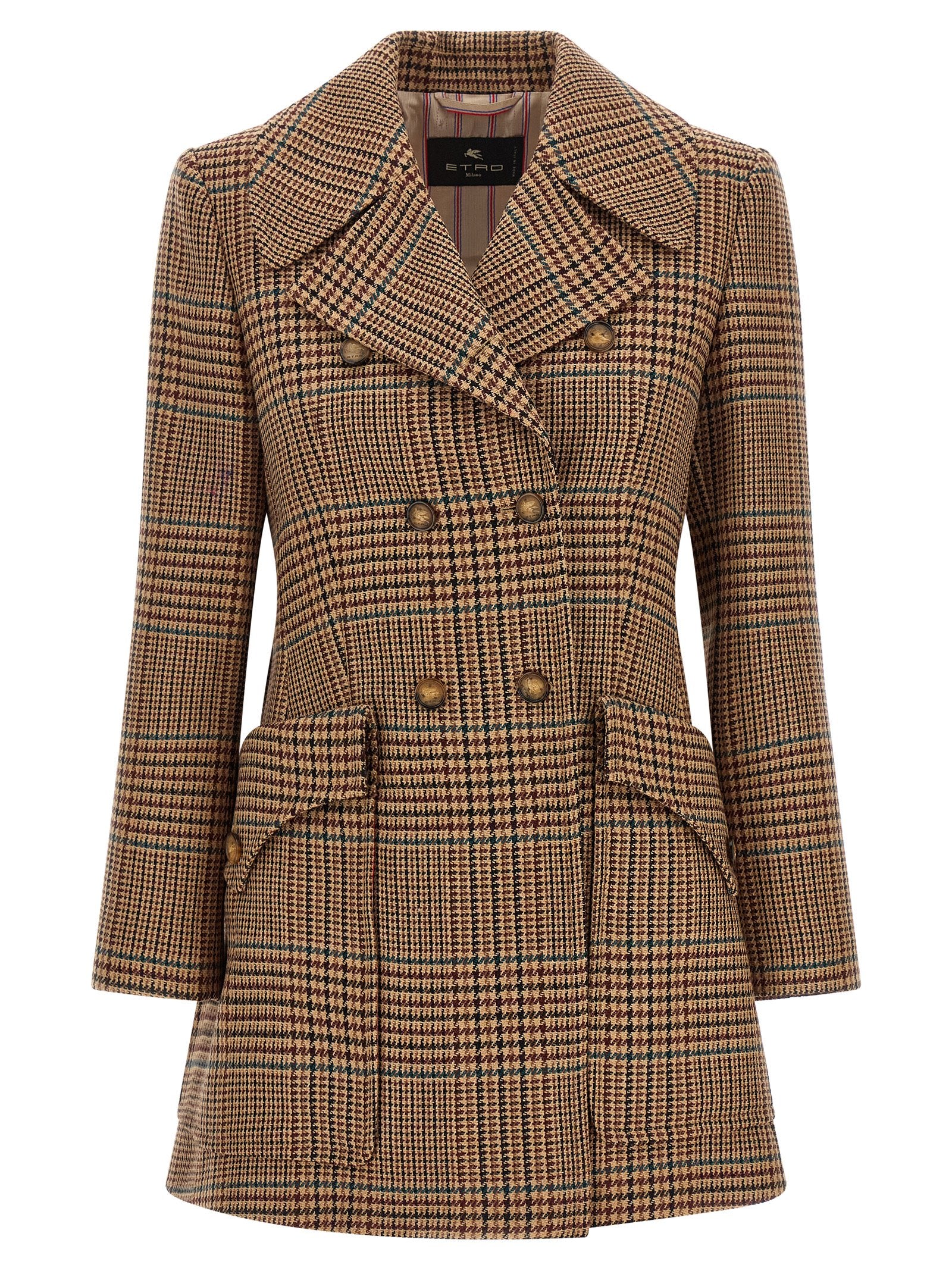 Etro Women Prince Of Wales Coat ETRO