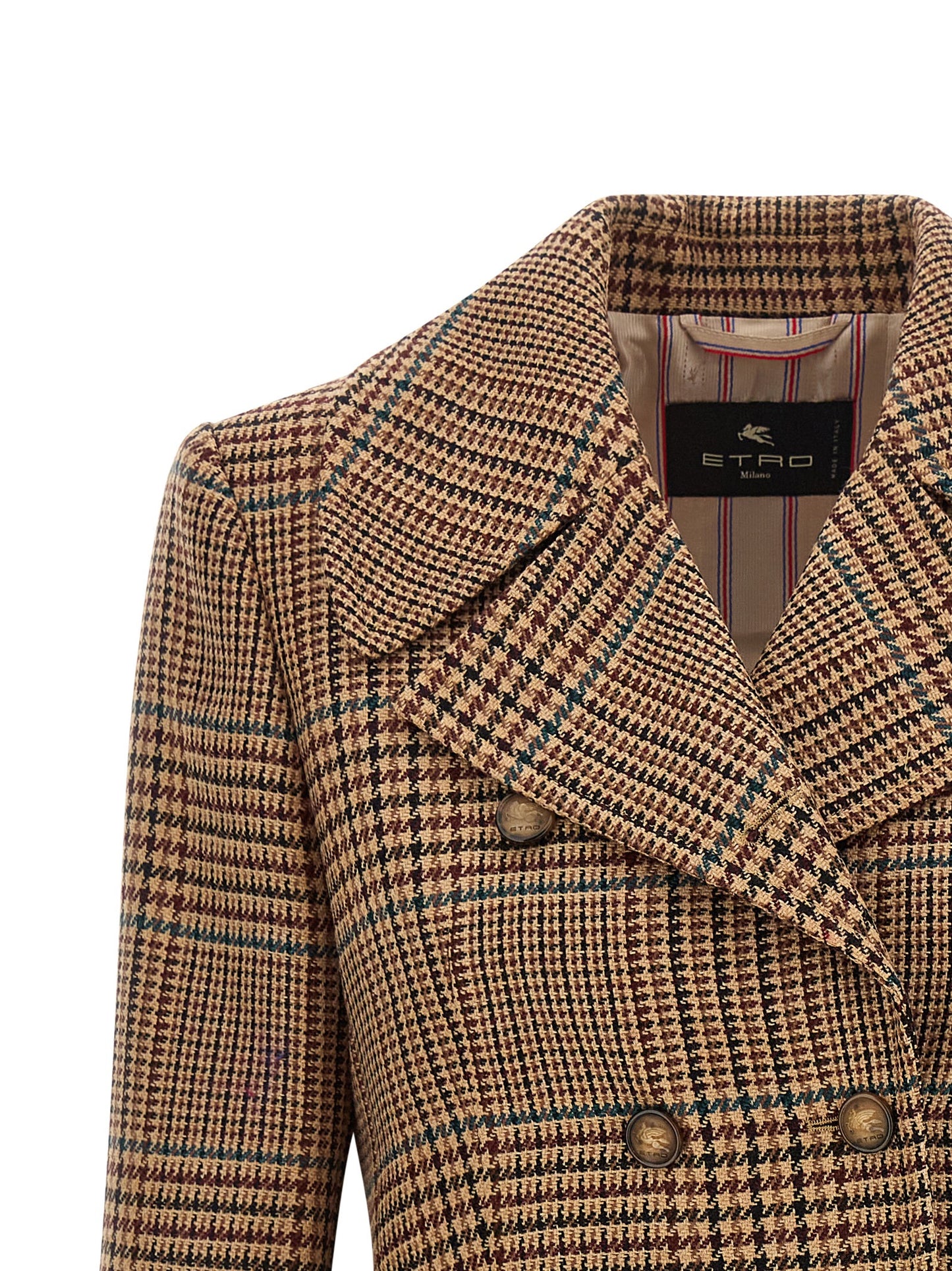 Etro Women Prince Of Wales Coat ETRO