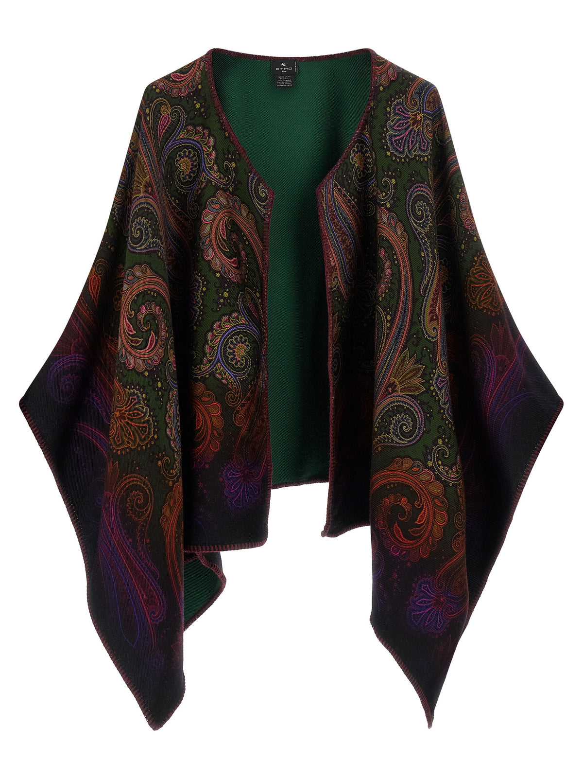 Etro Women Reversible Paisley Dégradé Cape ETRO