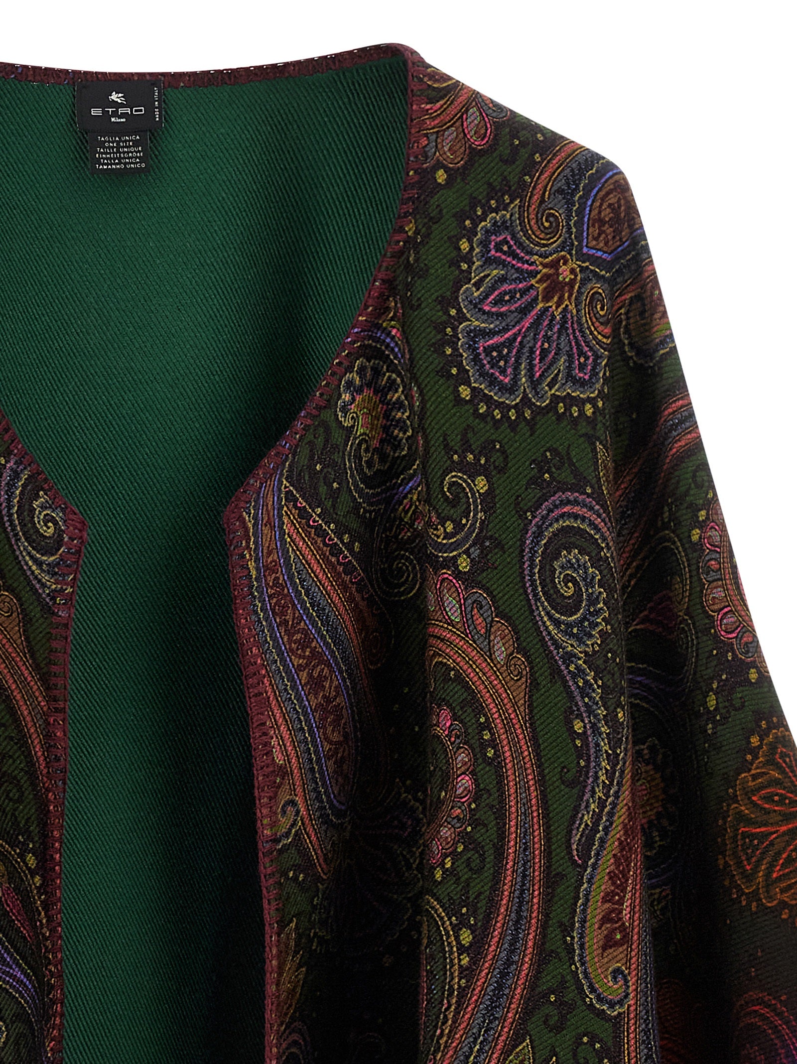 Etro Women Reversible Paisley Dégradé Cape ETRO