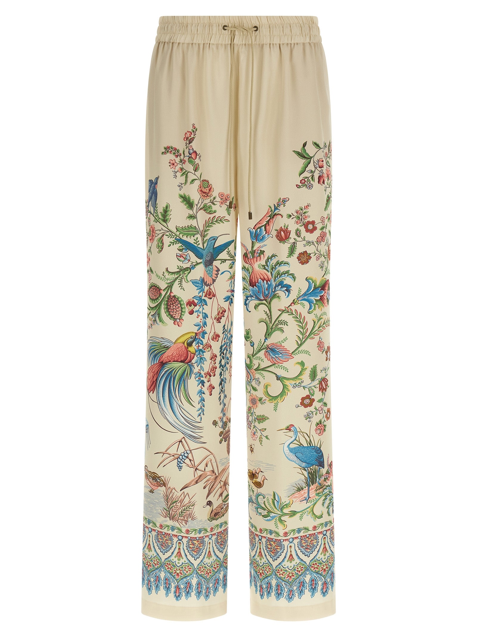 Etro Women Flora And Fauna Printed Trousers ETRO