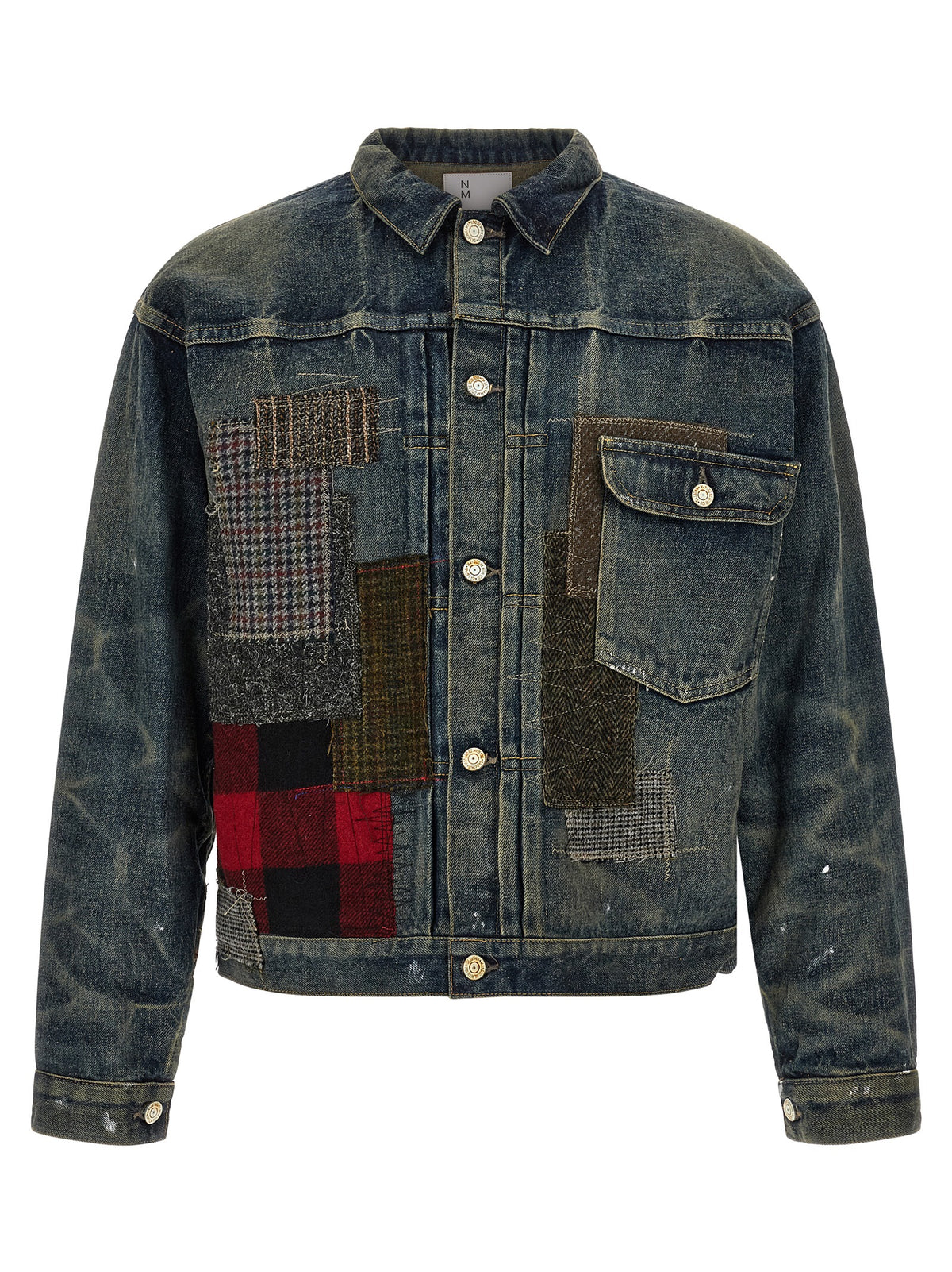 Junya Watanabe Men Patchwork Denim Jacket JUNYA WATANABE