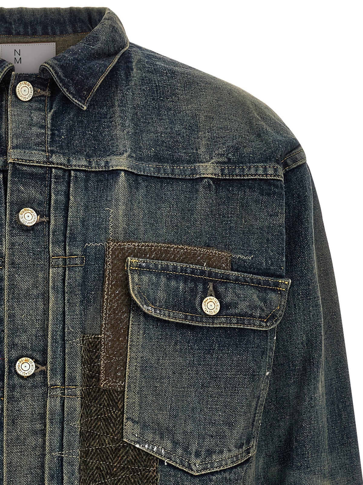Junya Watanabe Men Patchwork Denim Jacket JUNYA WATANABE