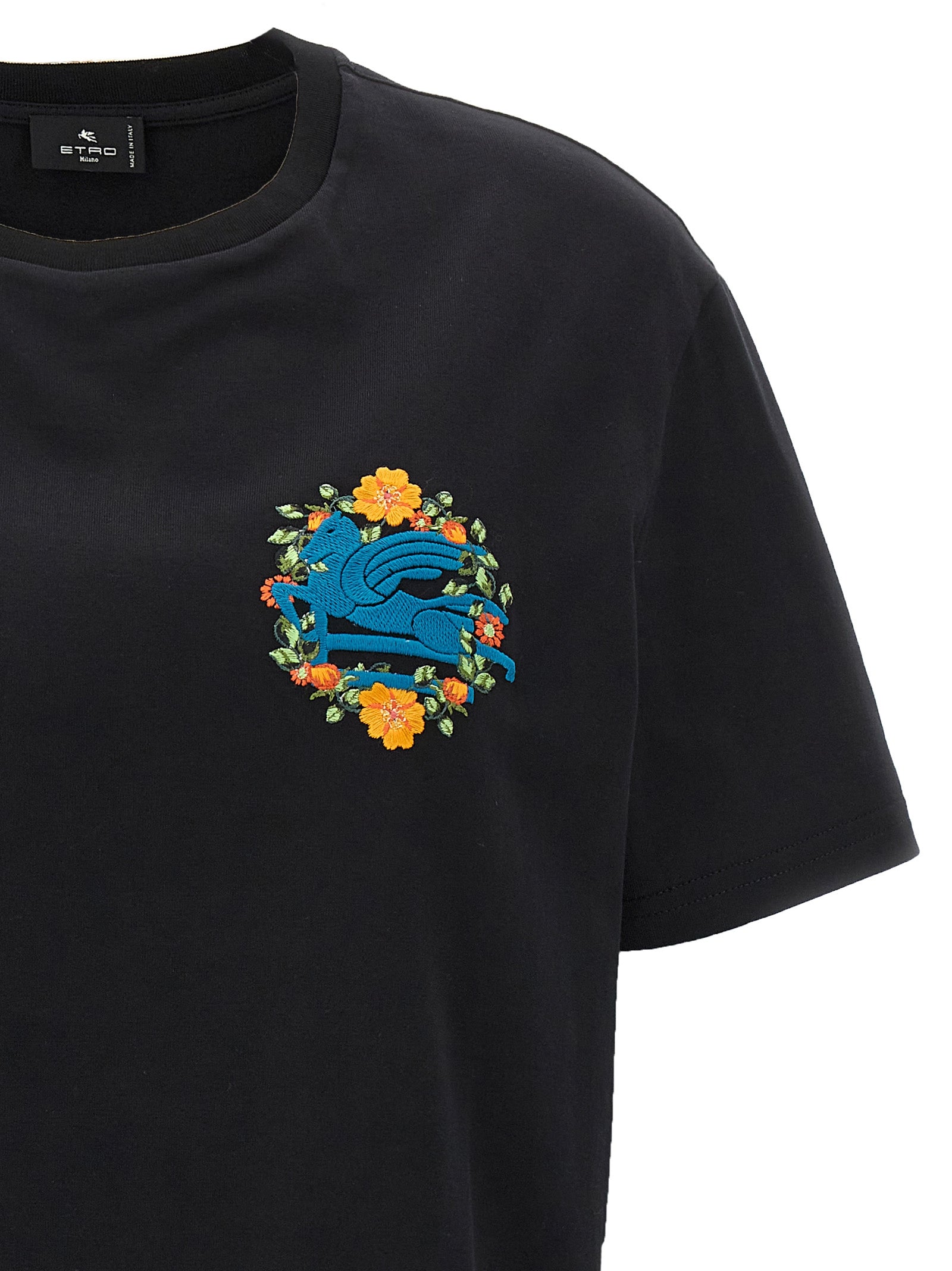 Etro Women Logo Embroidery T-Shirt ETRO