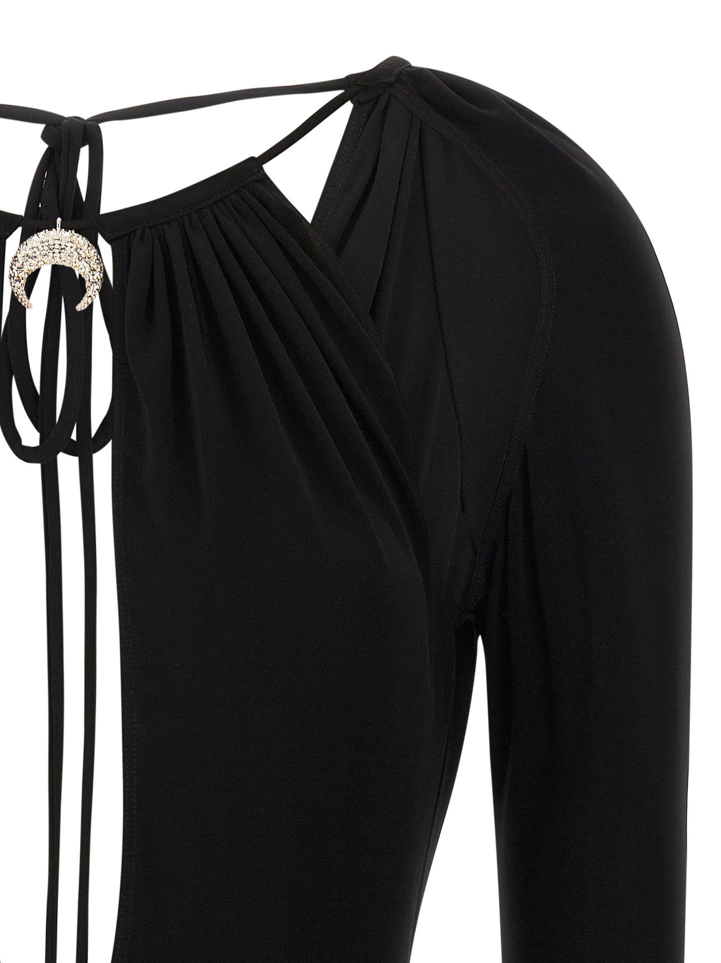 Marine Serre Women Jewel Pendant Bodysuit MARINE SERRE