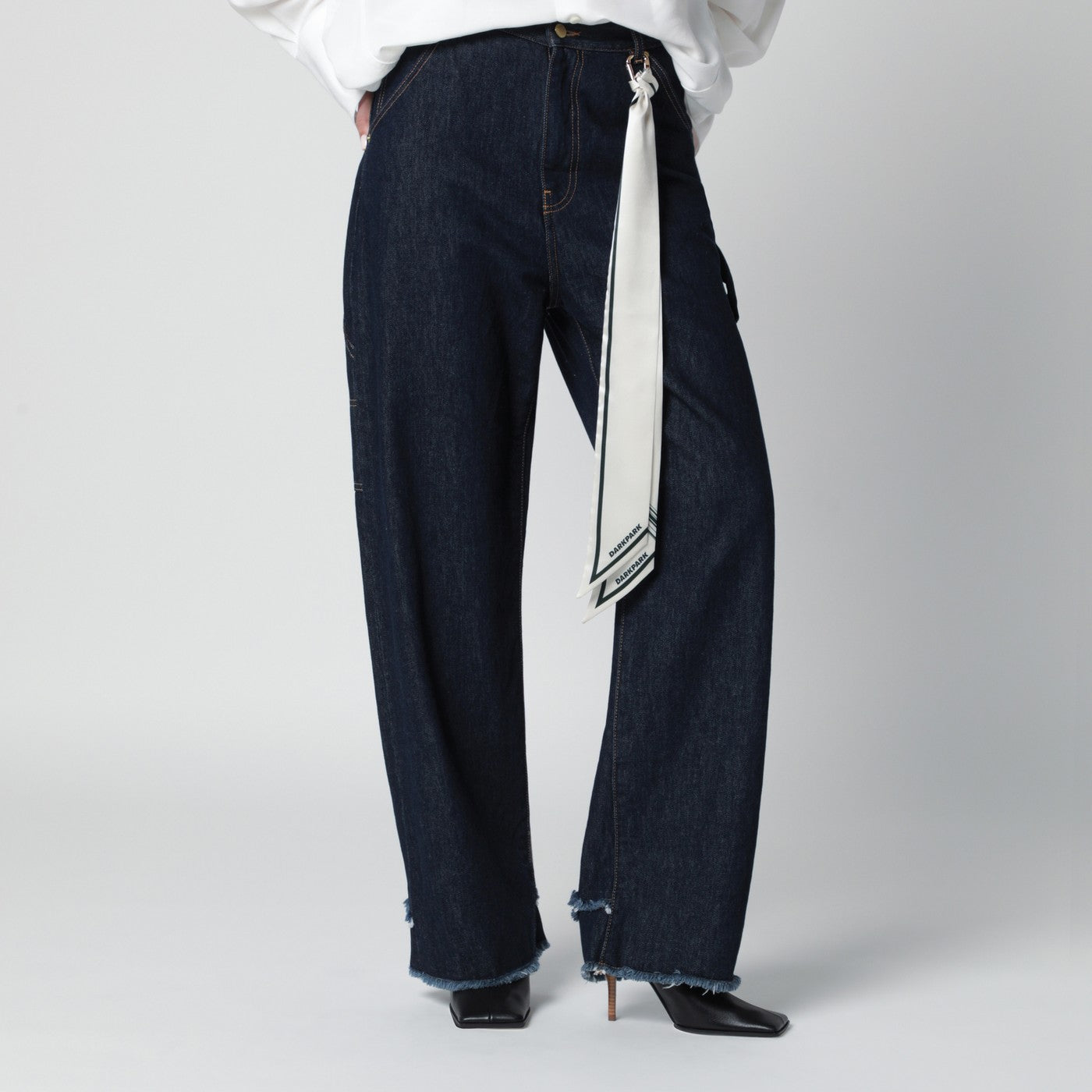 Darkpark Lisa Carpenter Jeans With Chain Women DARKPARK