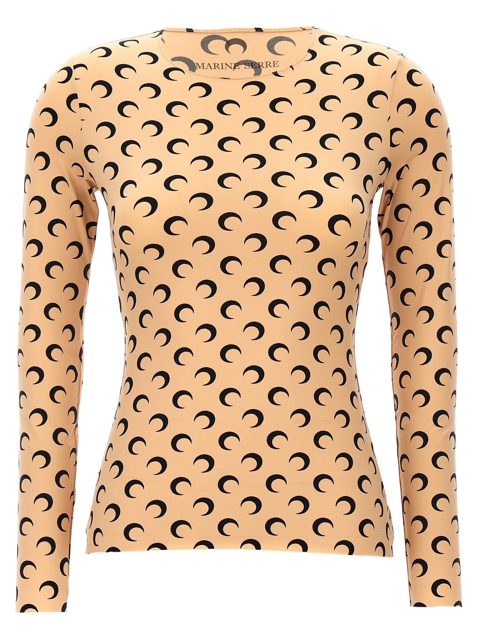 Marine Serre Women 'Moon Printed Jersey' Top MARINE SERRE