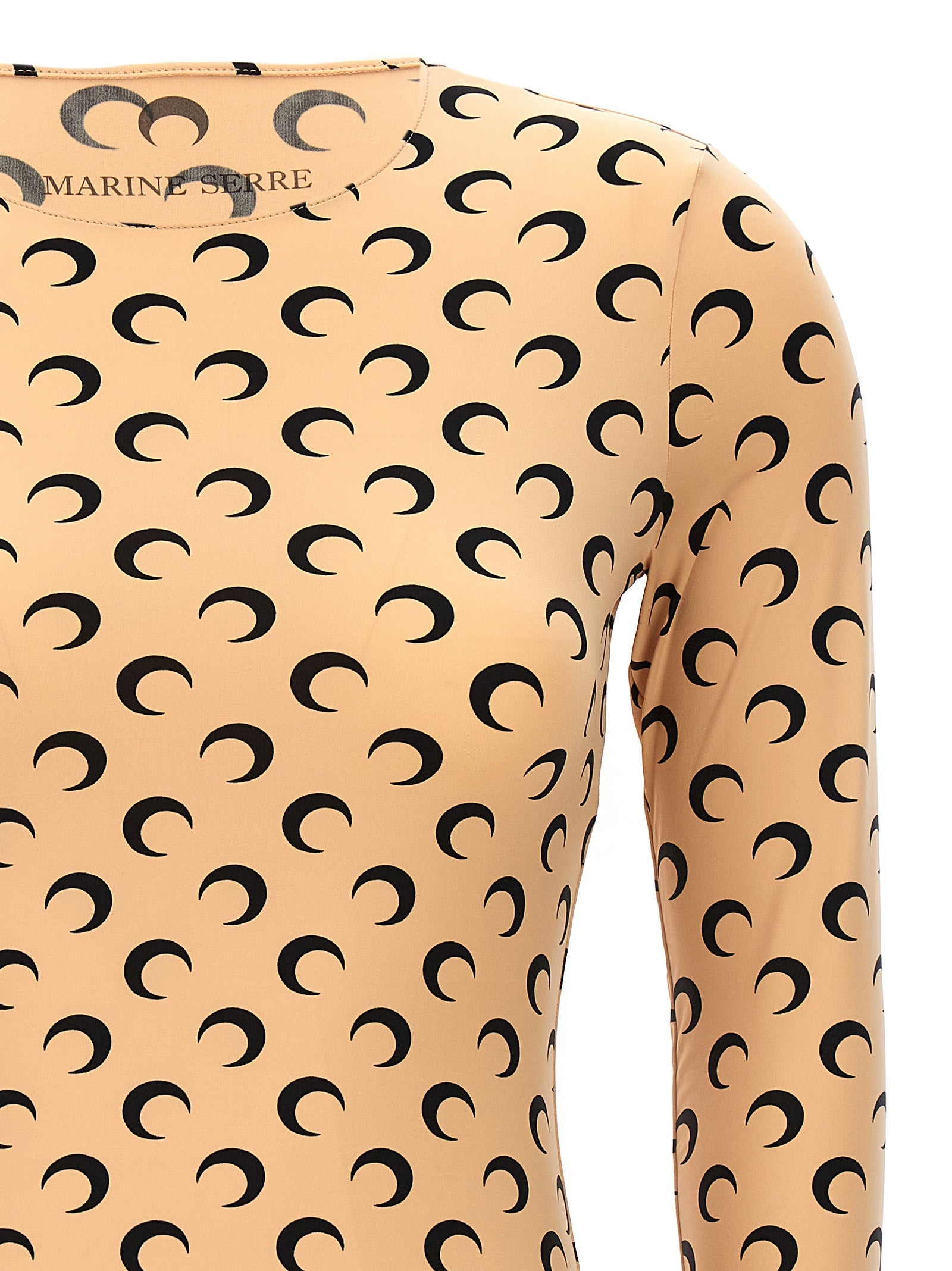 Marine Serre Women 'Moon Printed Jersey' Top MARINE SERRE