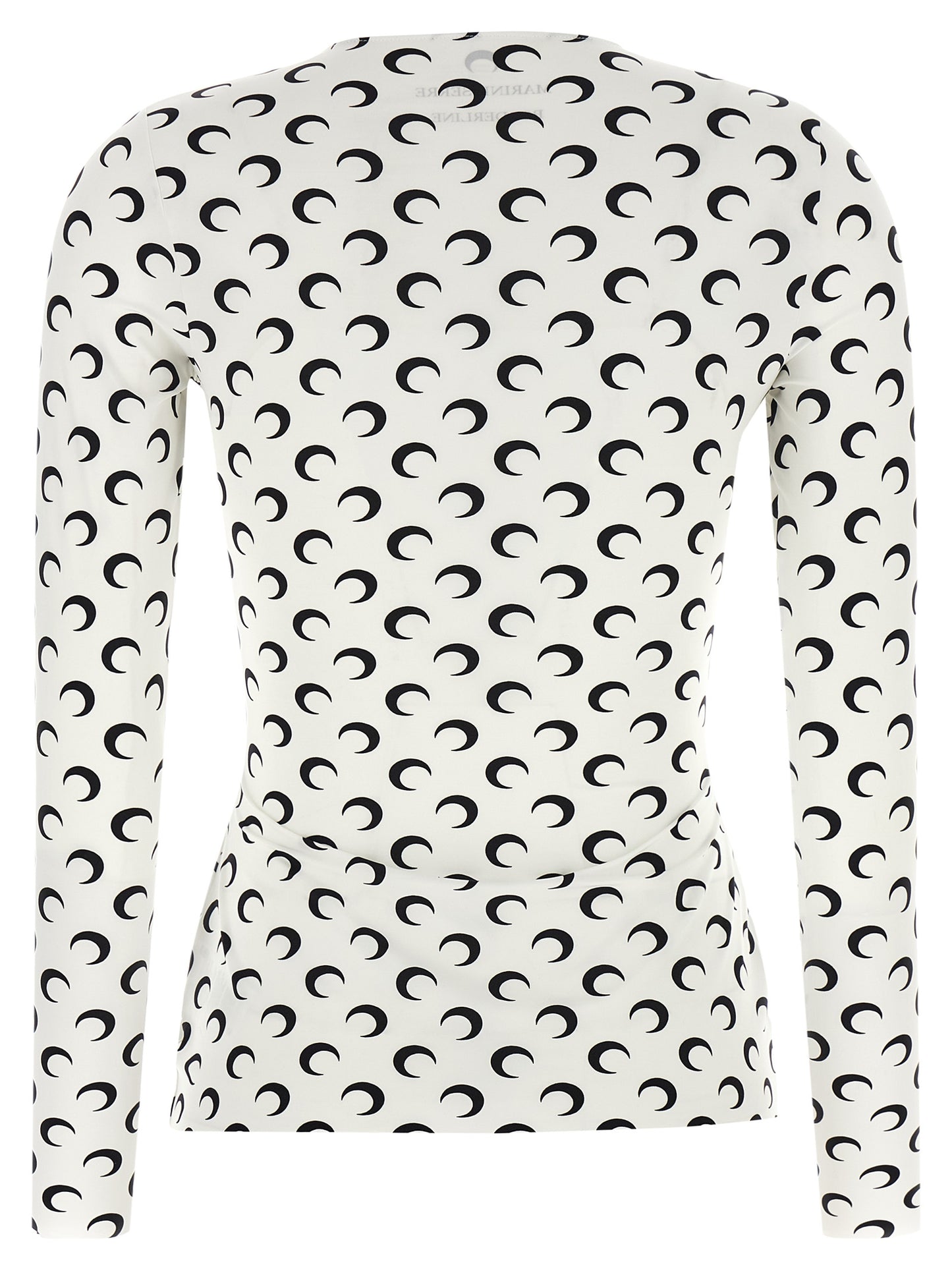 Marine Serre Women 'Moon Printed Jersey Second Skin' T-Shirt MARINE SERRE