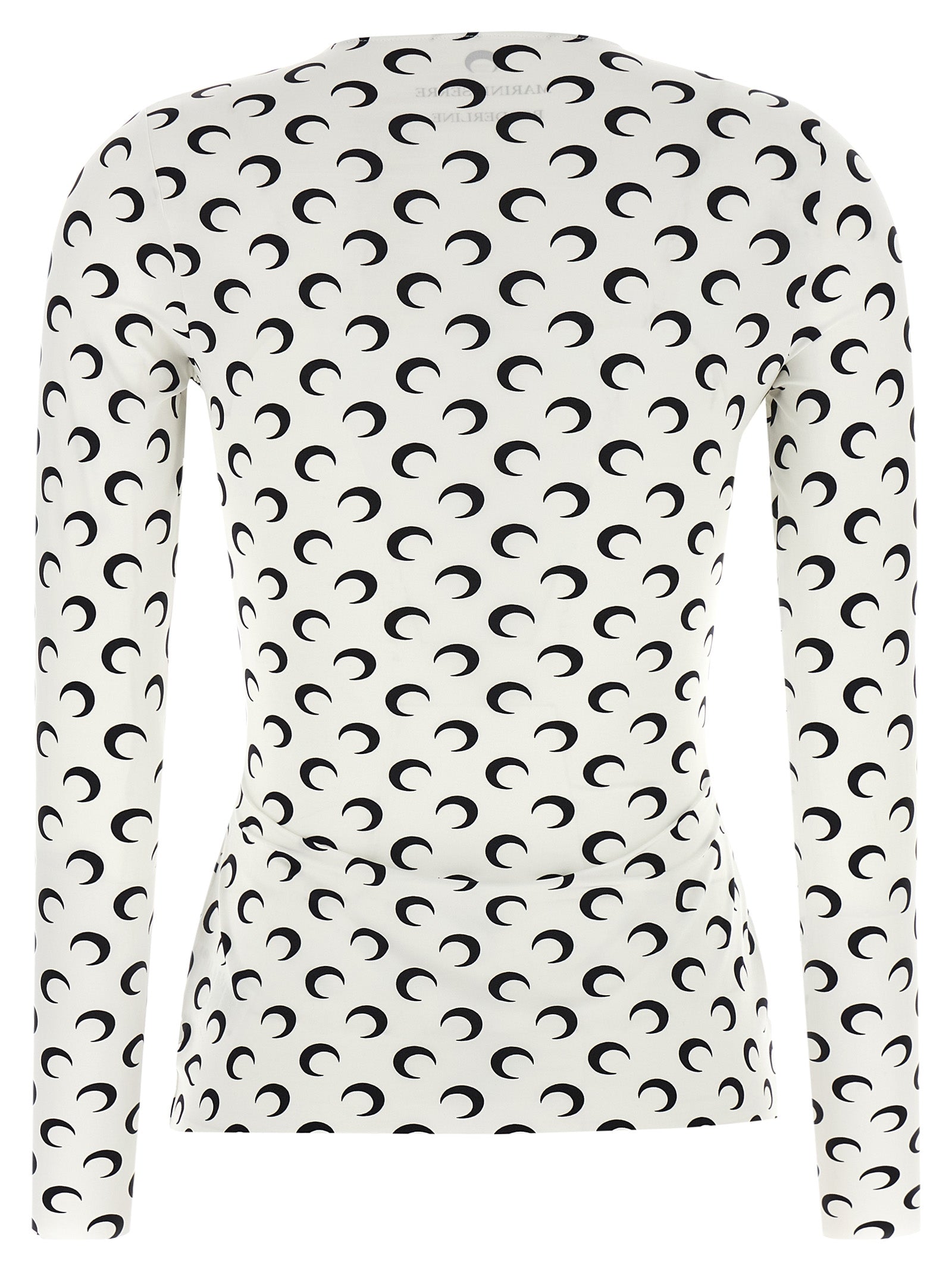 Marine Serre Women 'Moon Printed Jersey Second Skin' T-Shirt MARINE SERRE