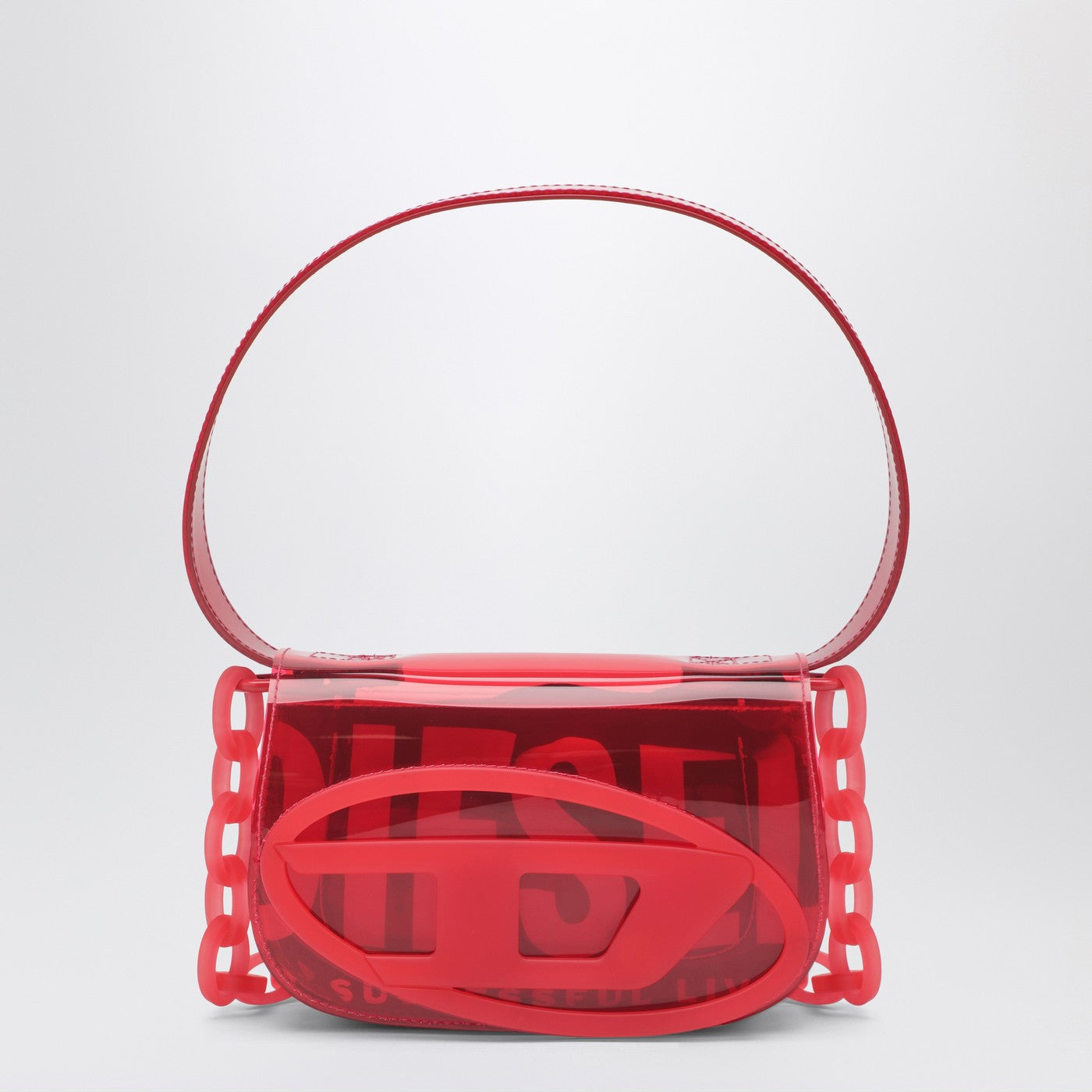 Diesel 1Dr Shoulder Bag In Red Tpu Women DIESEL