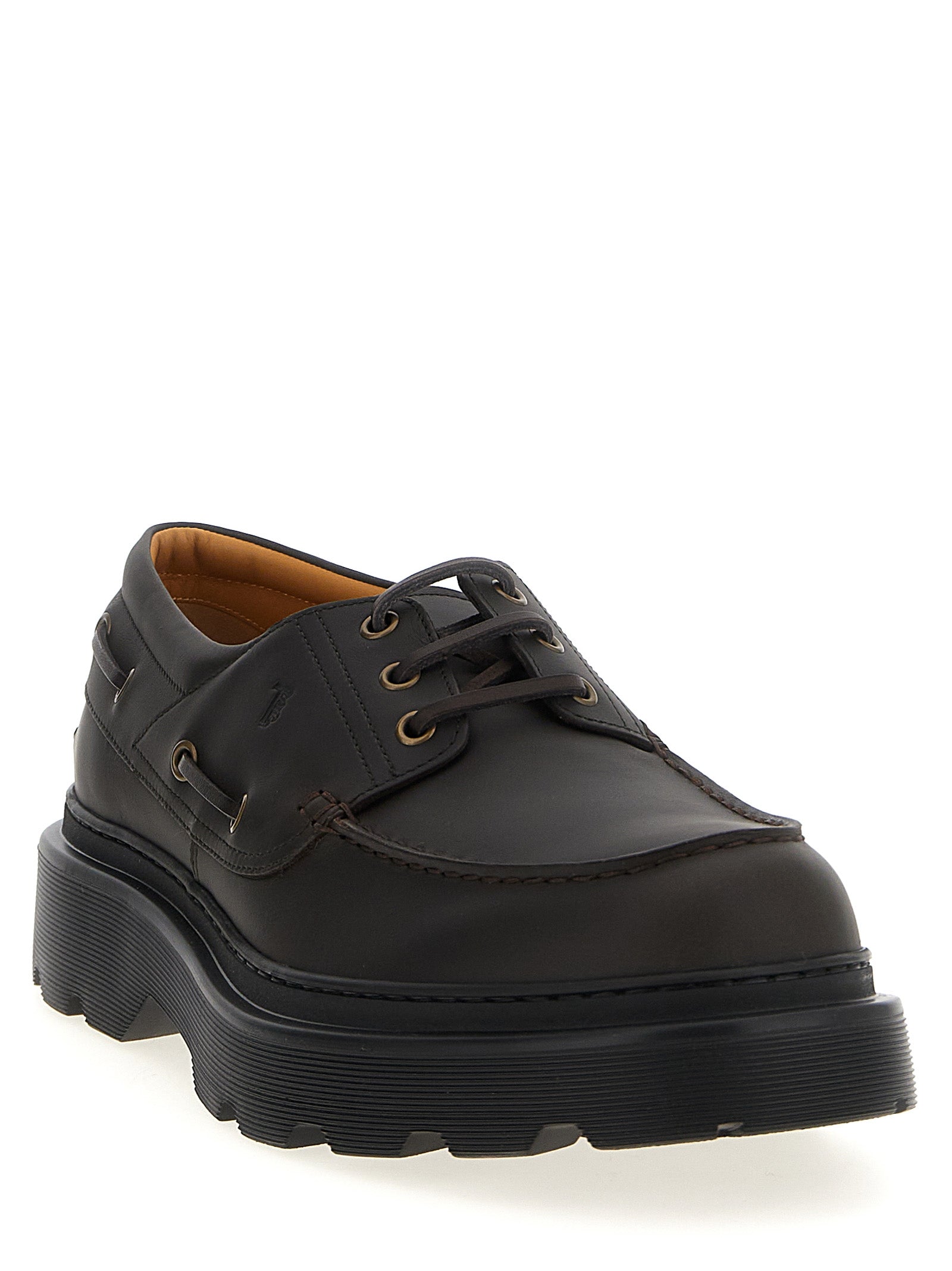 Tod's Men Leather Boat Shoe TOD'S