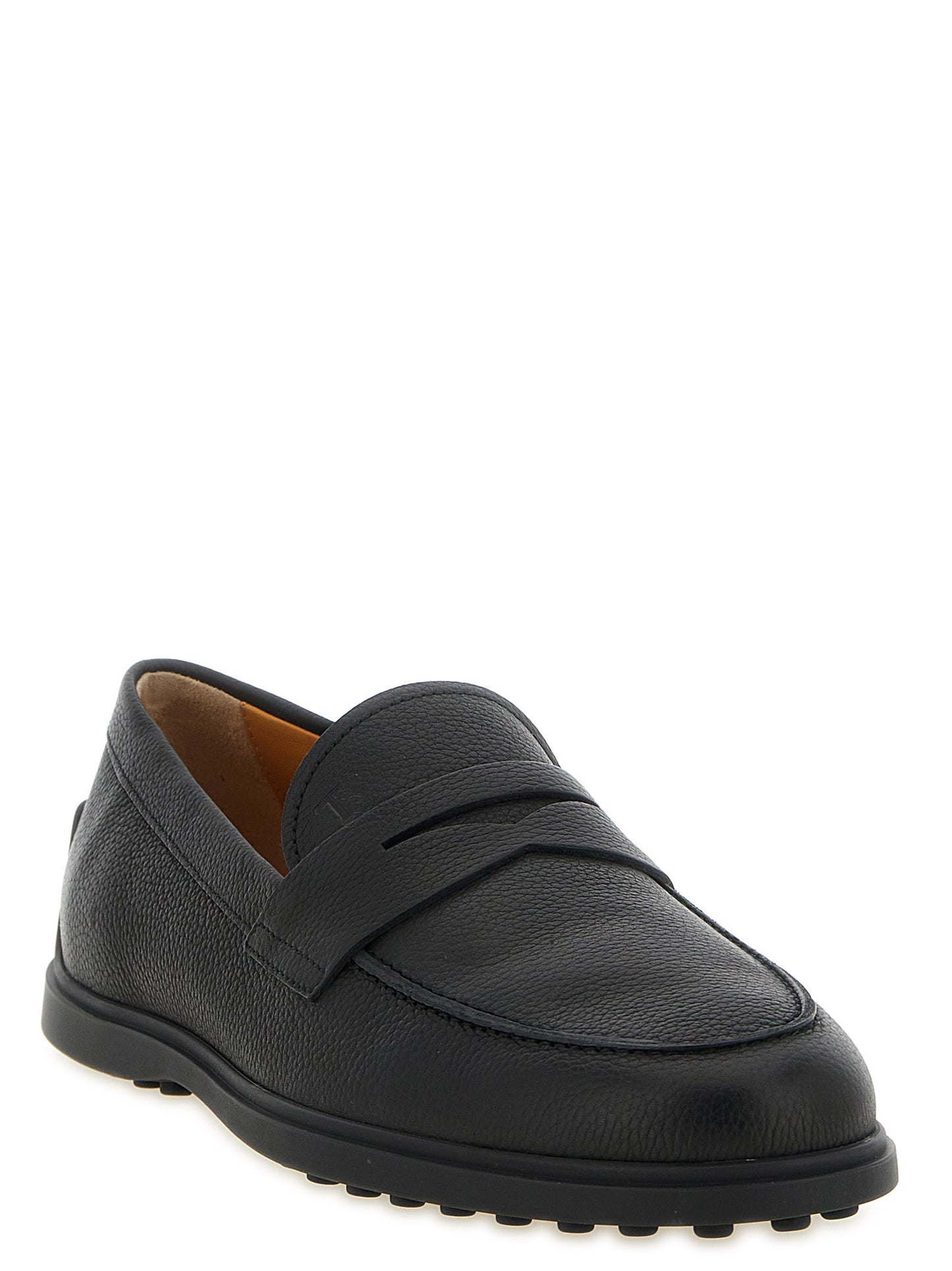 Tod's Men Hammered Leather Loafers TOD'S