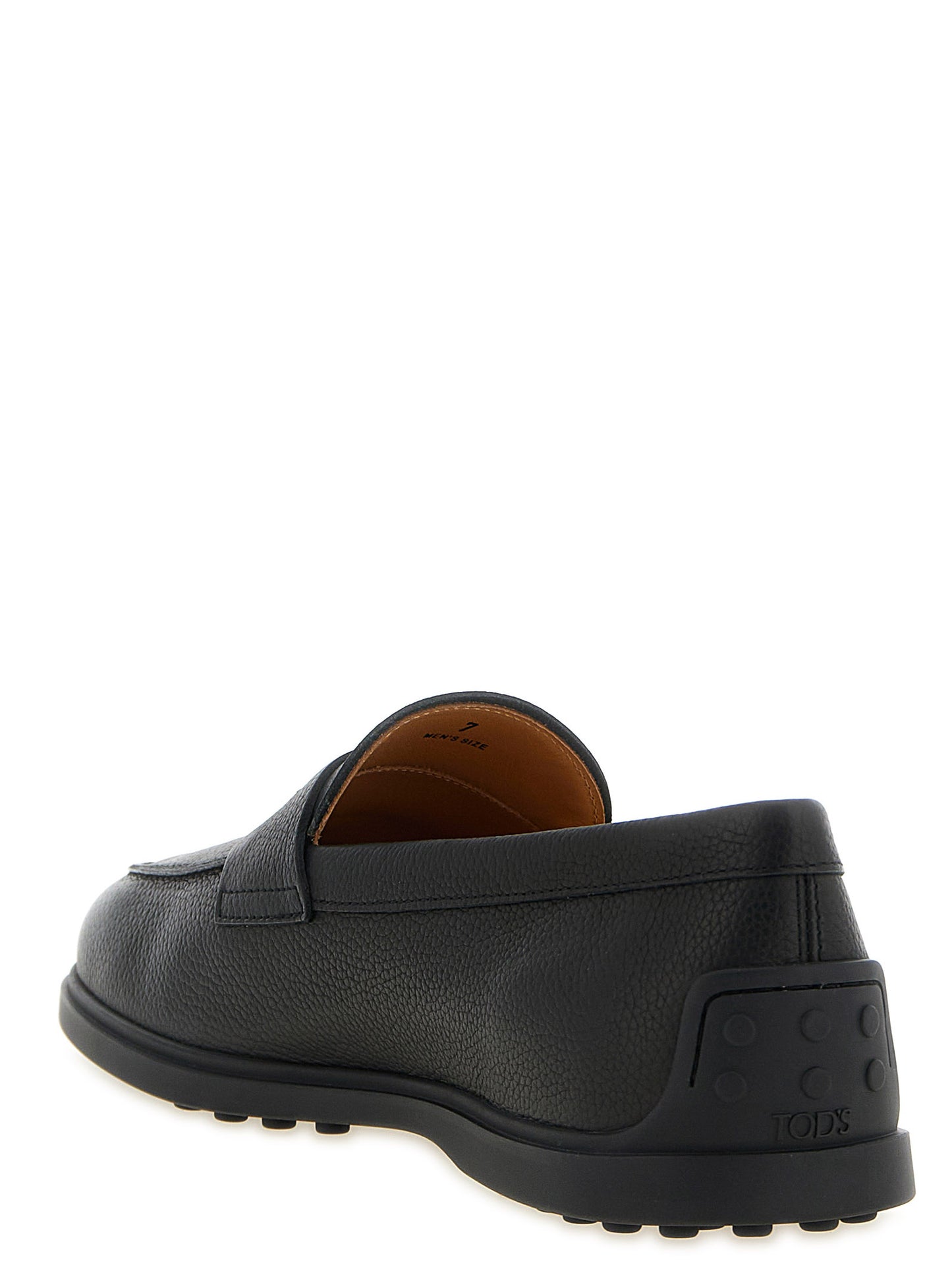 Tod's Men Hammered Leather Loafers TOD'S