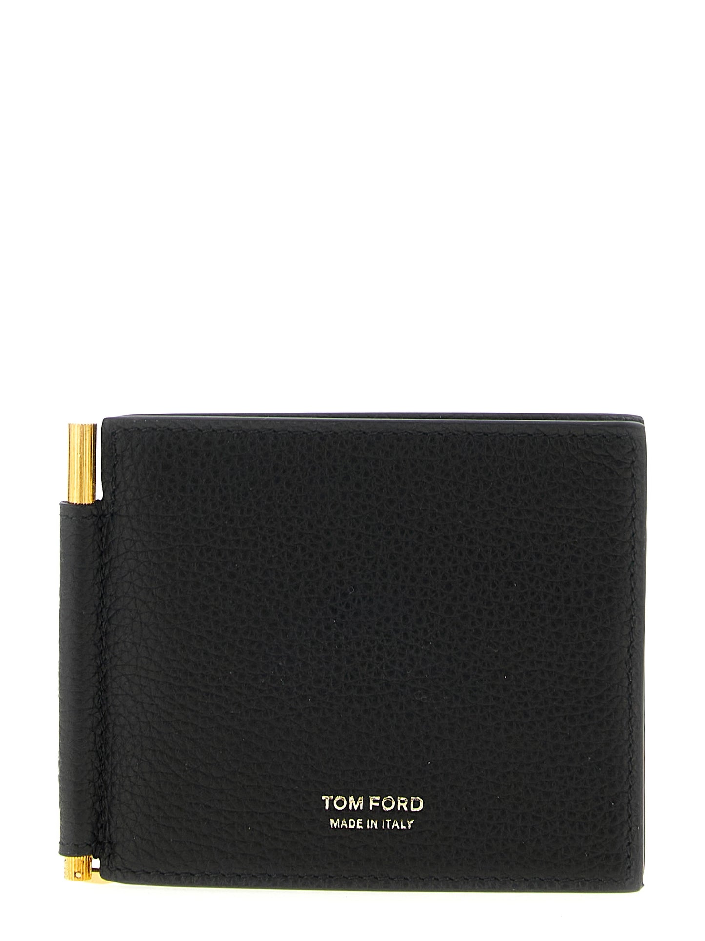 Tom Ford Men Hammered Leather Card Holder TOM FORD