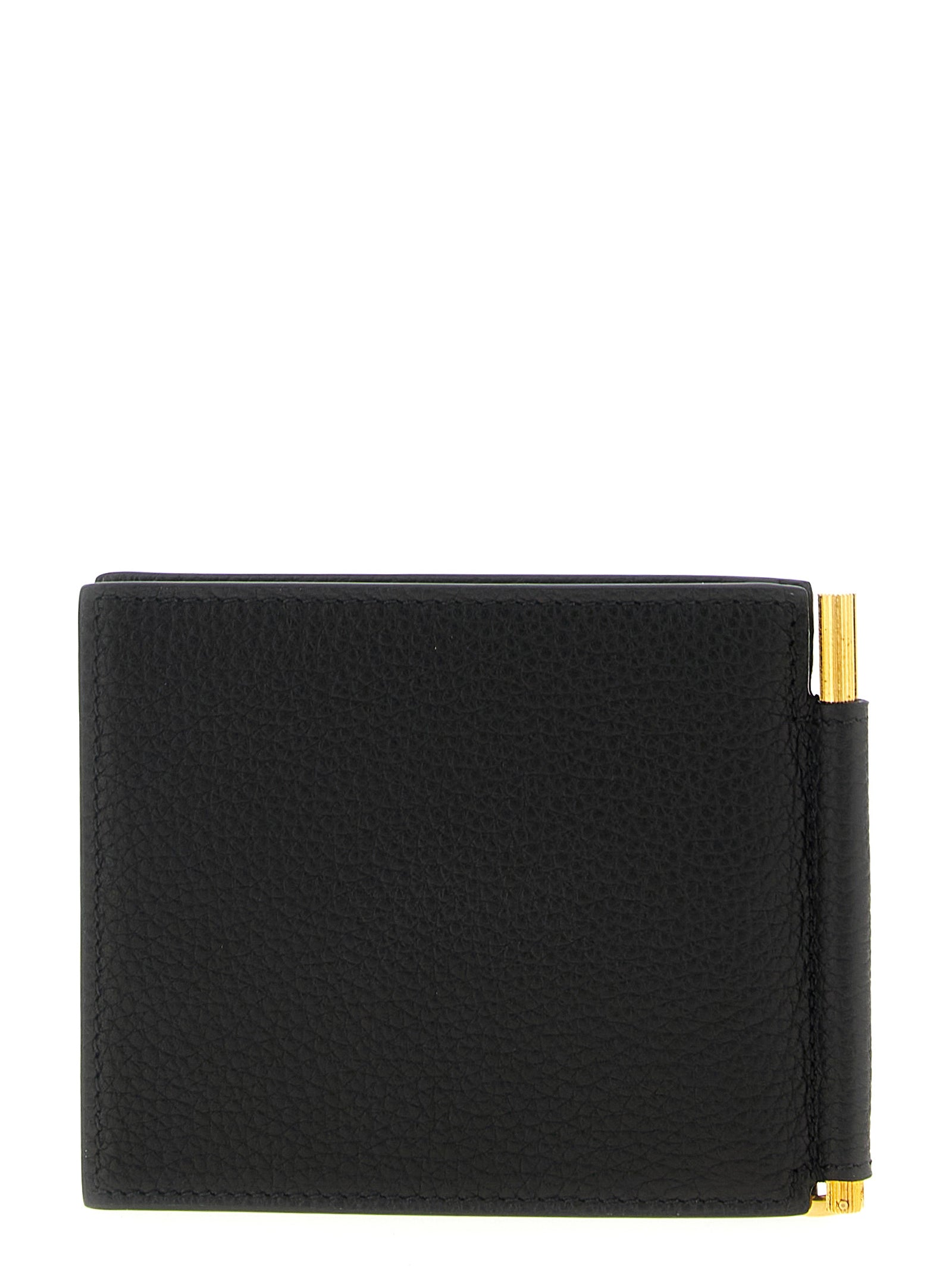 Tom Ford Men Hammered Leather Card Holder TOM FORD
