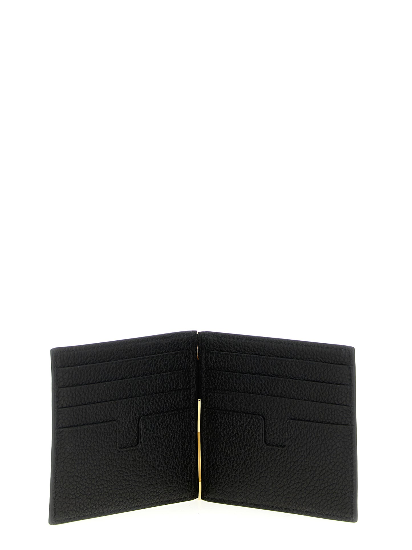Tom Ford Men Hammered Leather Card Holder TOM FORD