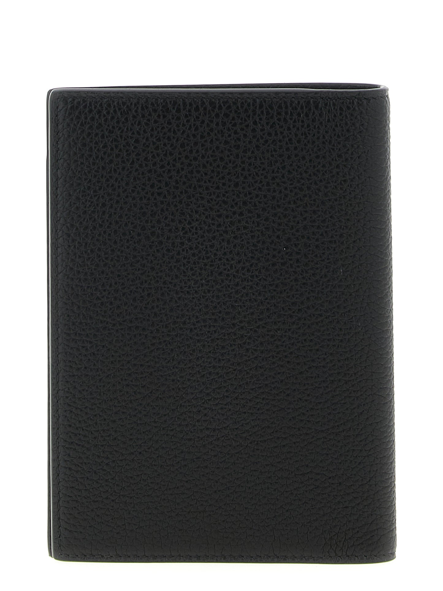 Tom Ford Men Hammered Leather Passport Holder TOM FORD