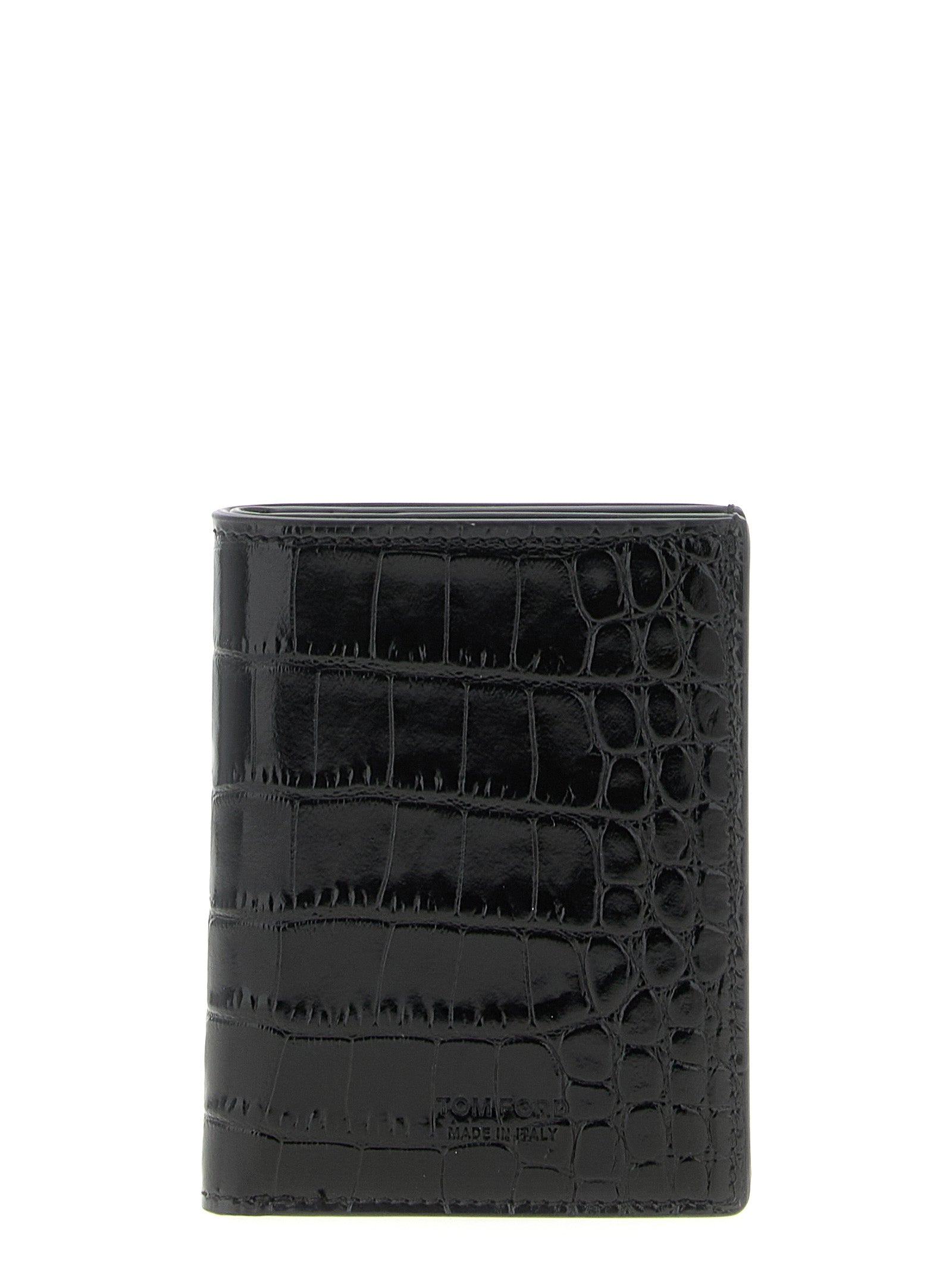 Tom Ford Men Cardholder Stmpa Crocodile TOM FORD