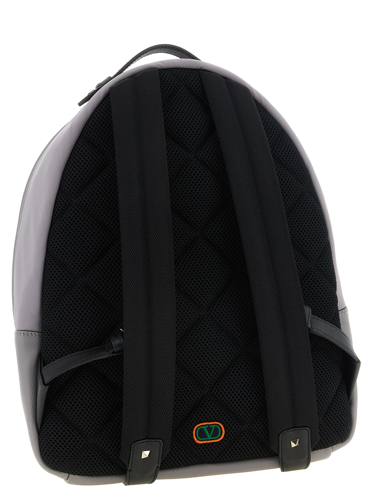 Valentino Garavani Men Valentino Garavani 'Stud Up' Grey Backpack VALENTINO GARAVANI