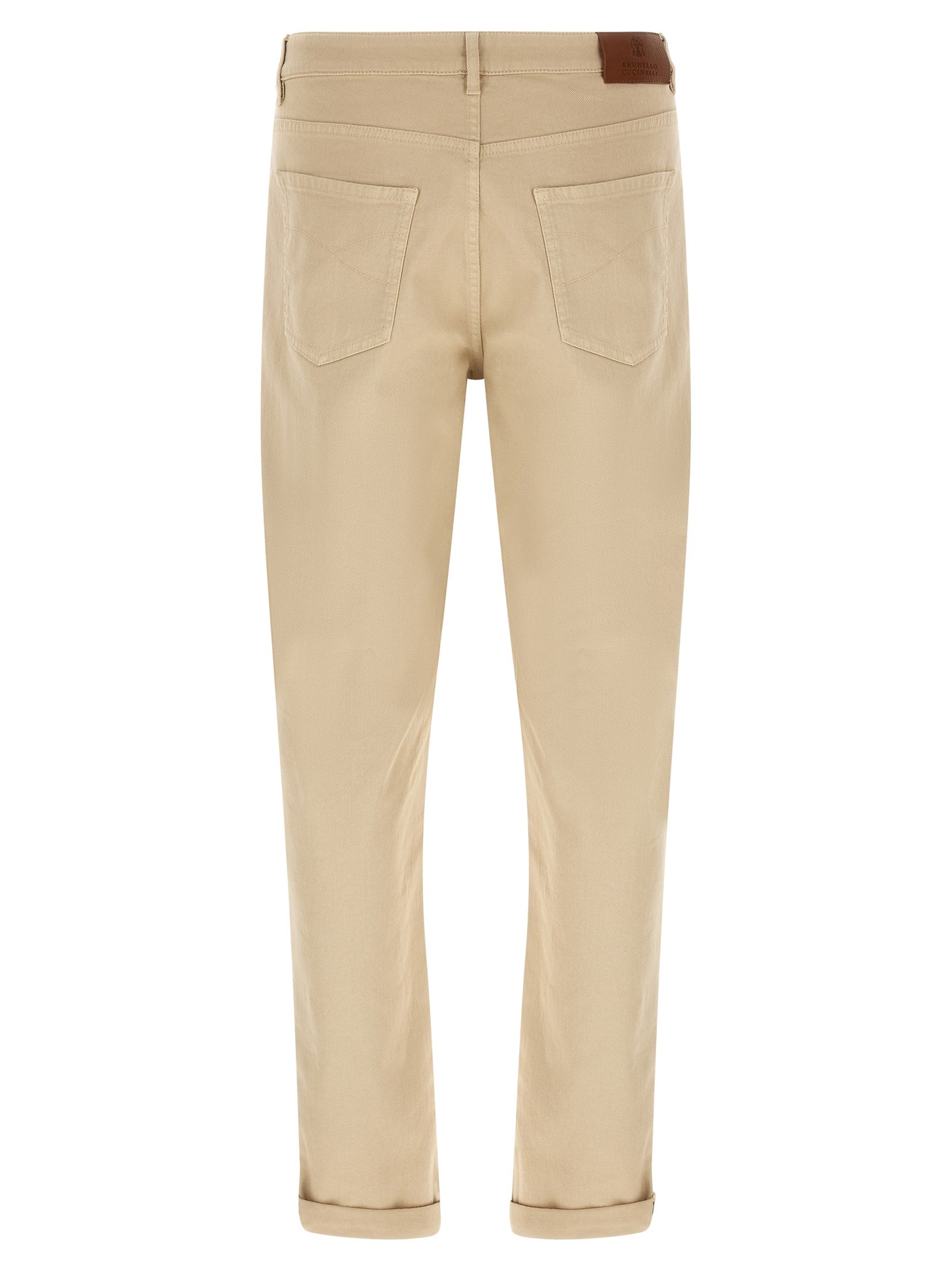 Brunello Cucinelli Men Coat Of Arms Embroidery Jeans BRUNELLO CUCINELLI