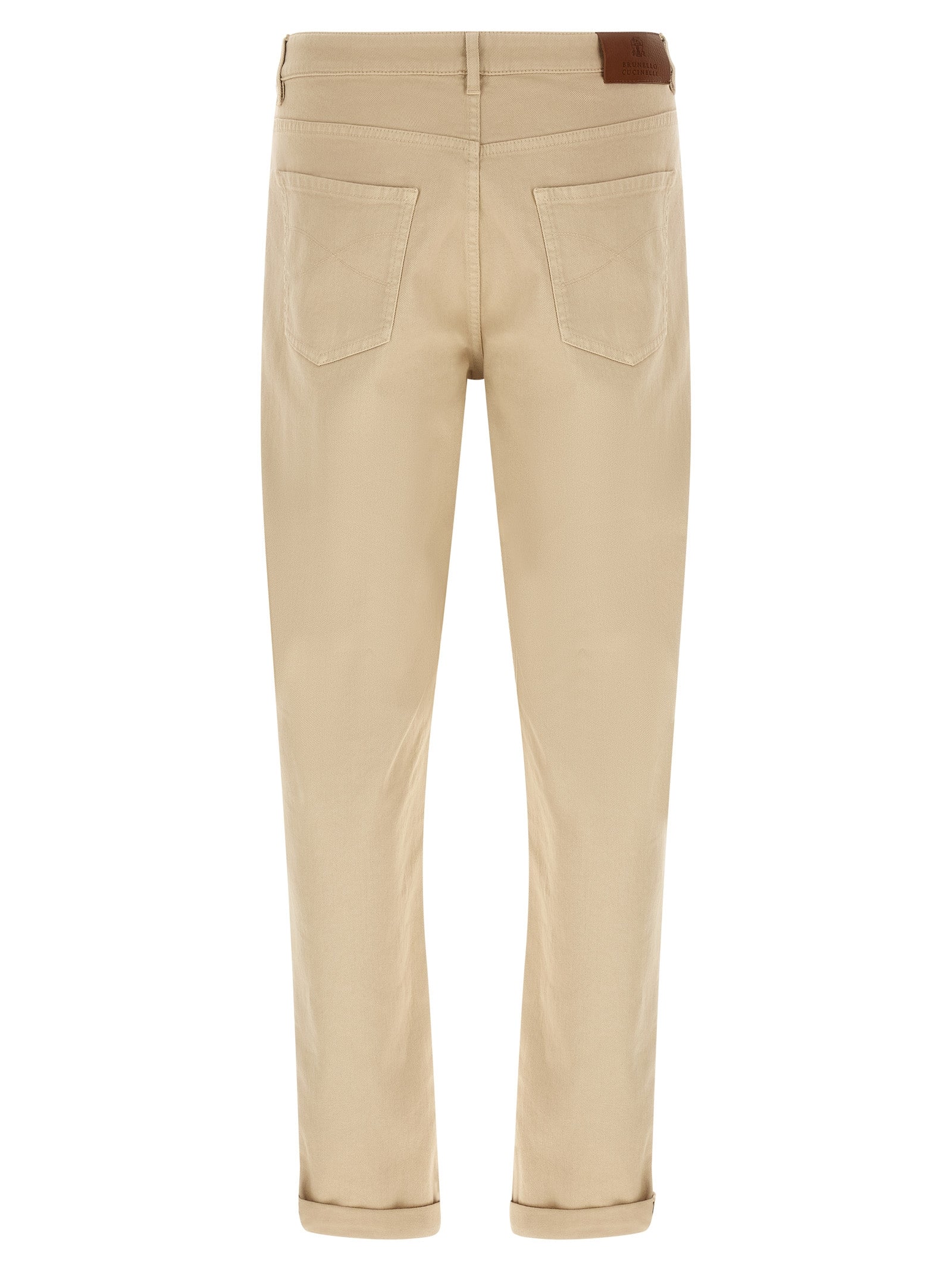 Brunello Cucinelli Men Coat Of Arms Embroidery Jeans BRUNELLO CUCINELLI