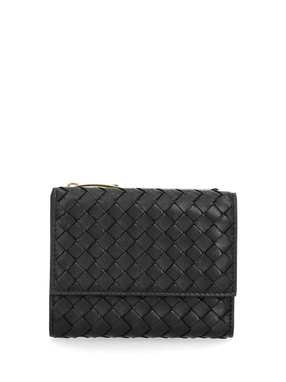 Bottega Veneta Women Small "Bi-Fold" Woven Wallet BOTTEGA VENETA