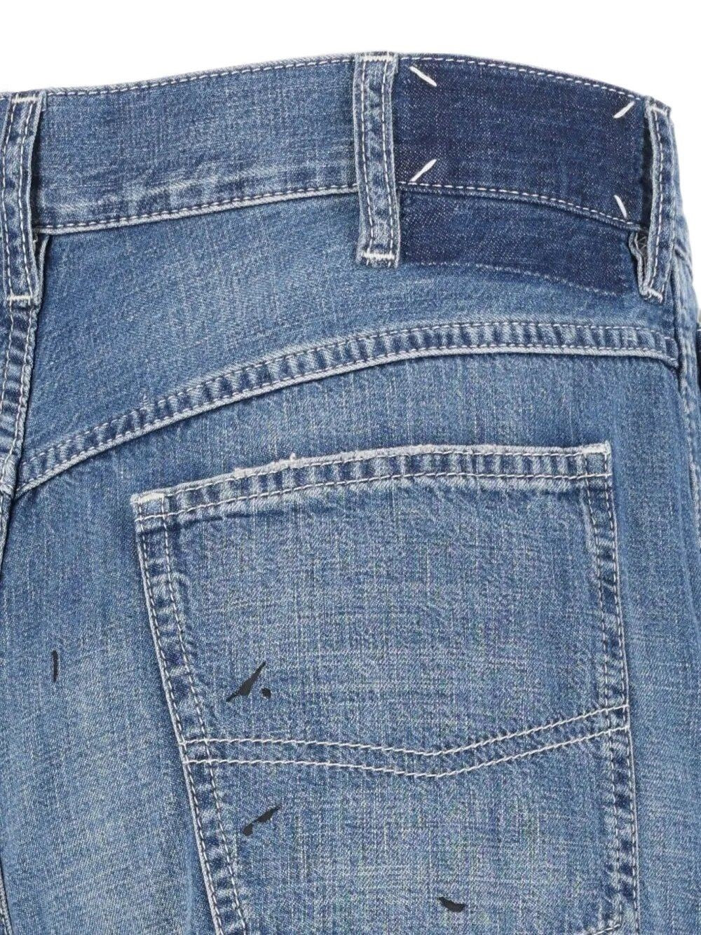 Maison Margiela Men Treated Denim Jeans MAISON MARGIELA