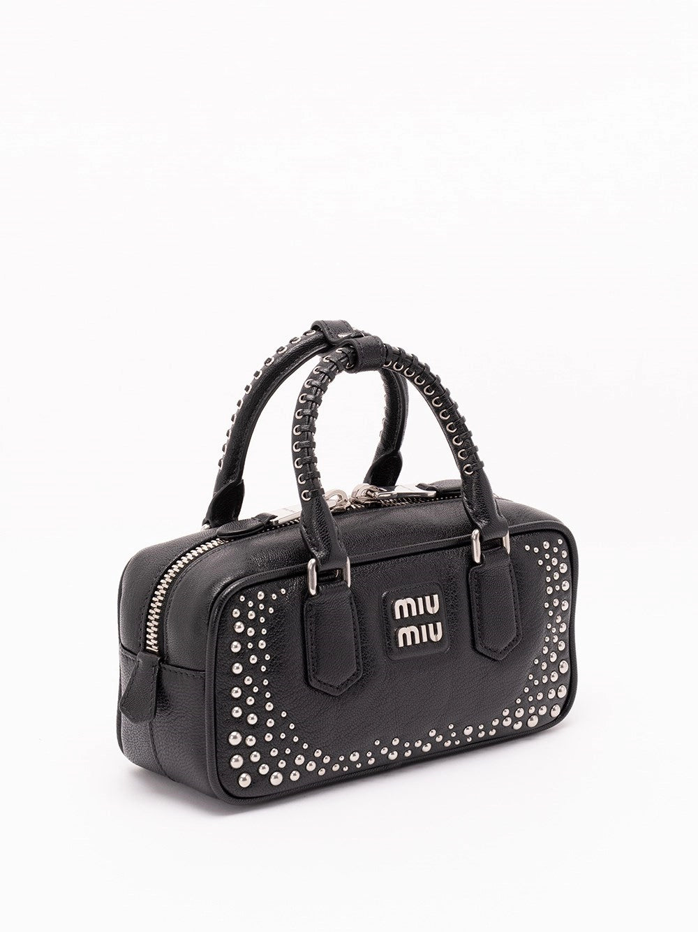 Miu Miu Women `Arcadie` Leather Bag With Studs MIU MIU