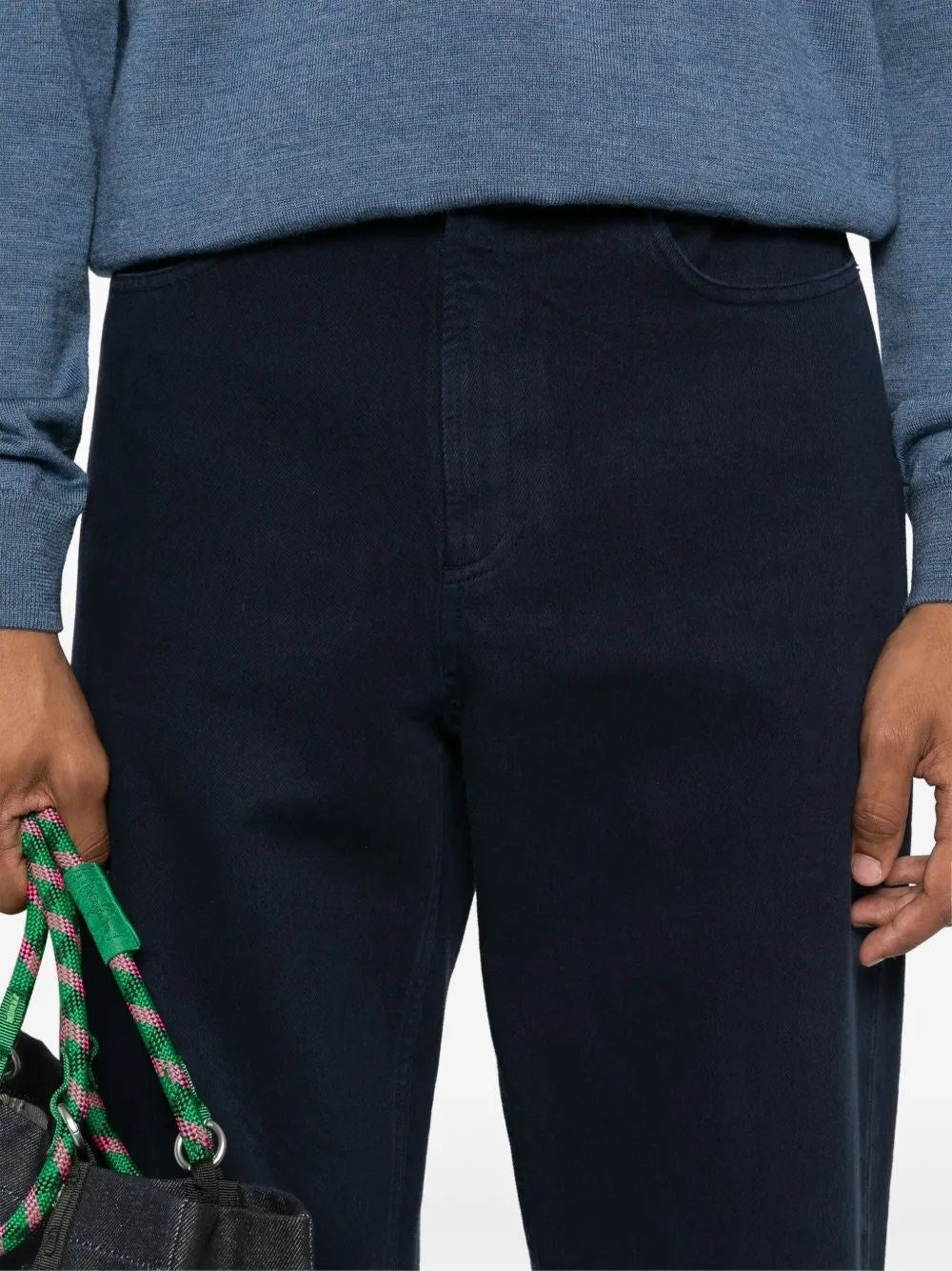 A.P.C. Men Denim Jacket With A Worn Effect